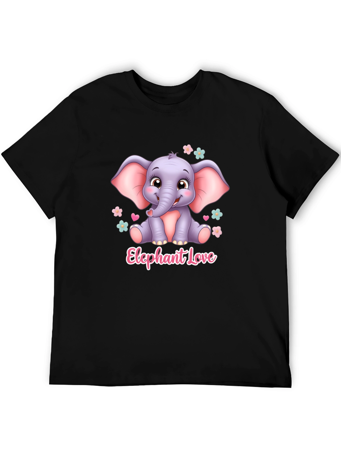 Elephant Love T-Shirt - Cute Animal Design