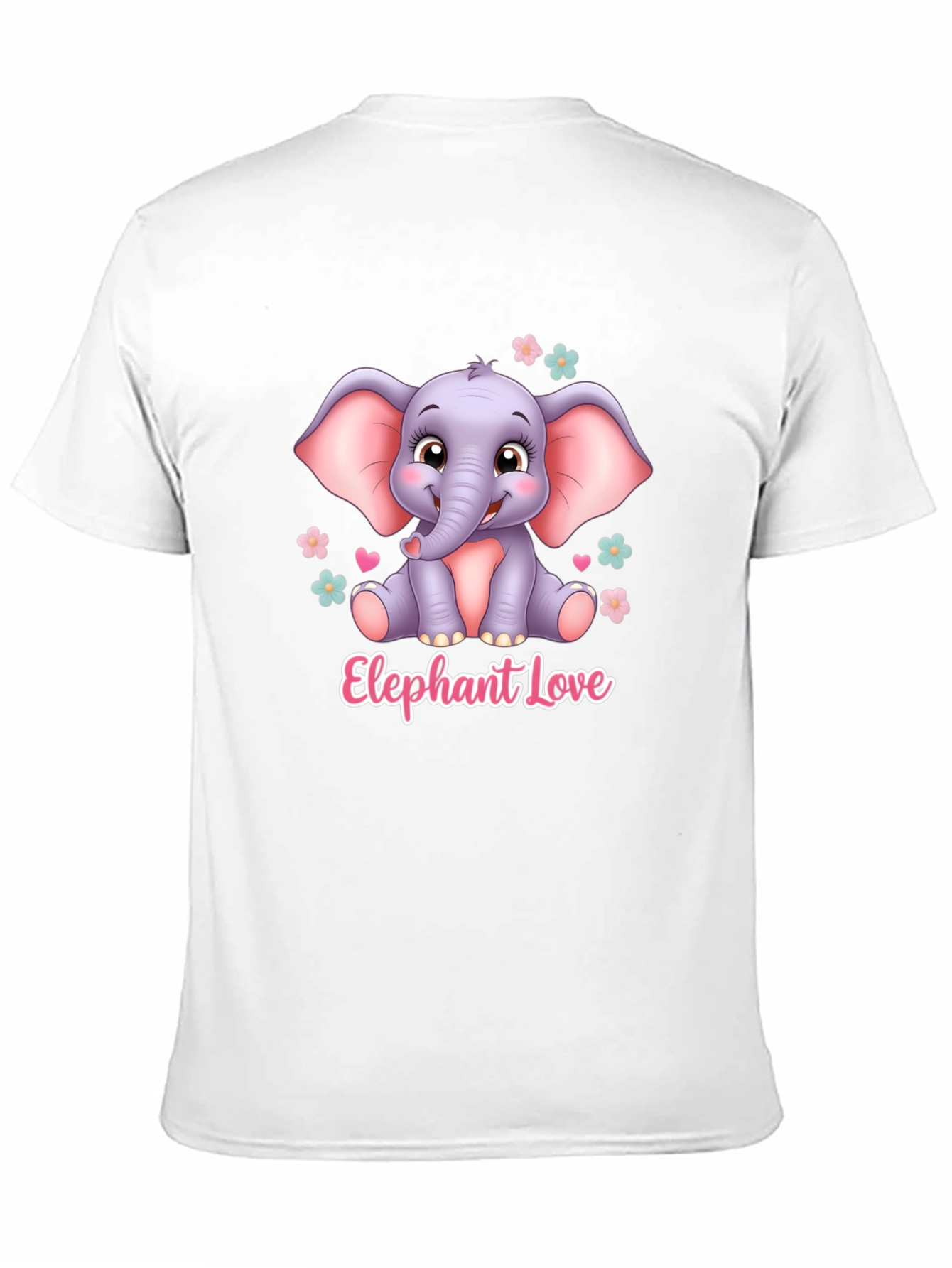 Elephant Love T-Shirt - Cute Animal Design