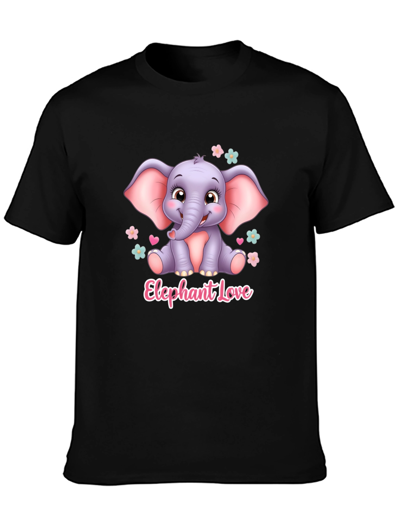 Elephant Love T-Shirt - Cute Animal Design