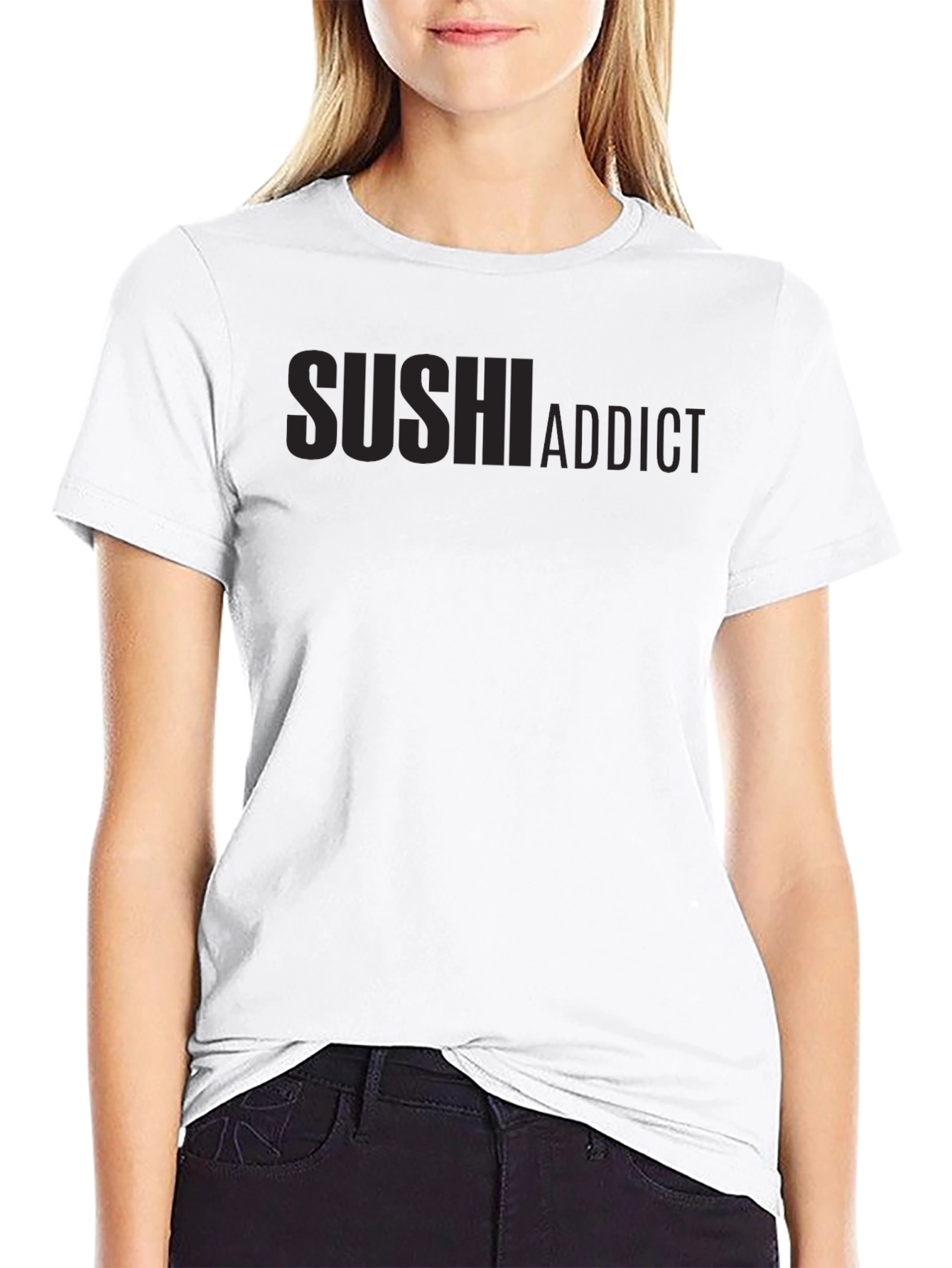 Sushi Addict Black T-Shirt