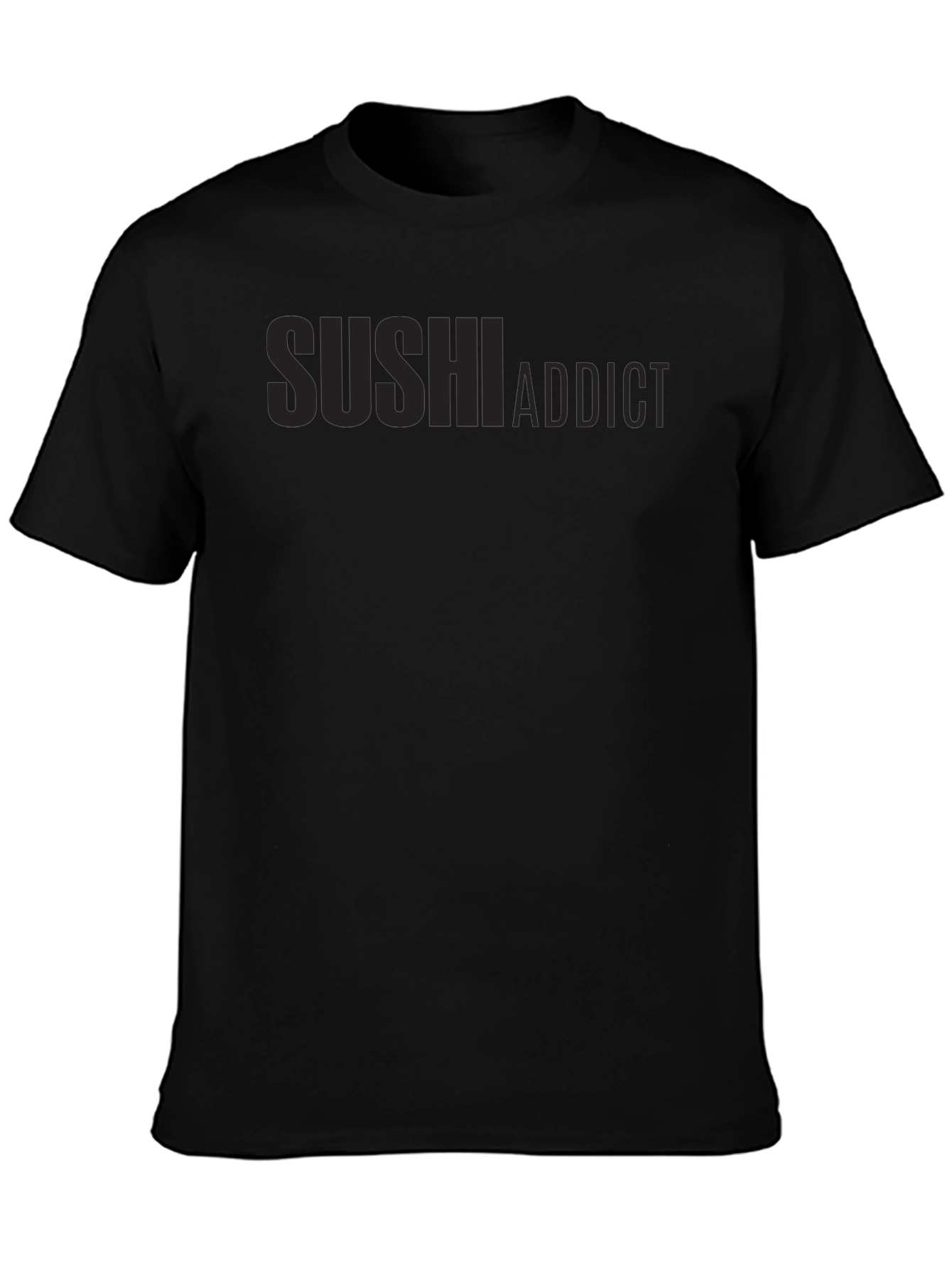 Sushi Addict Black T-Shirt