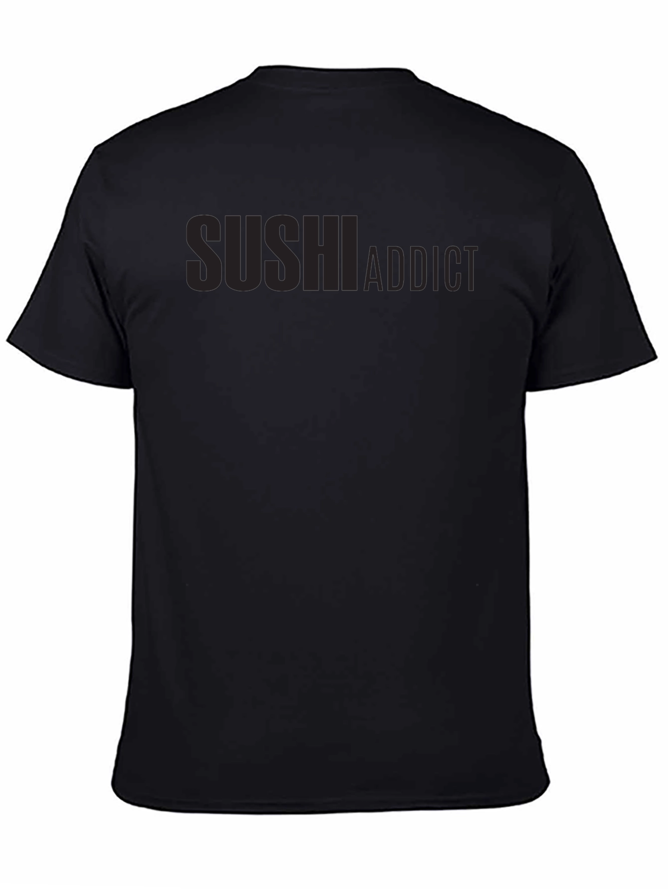 Sushi Addict Black T-Shirt