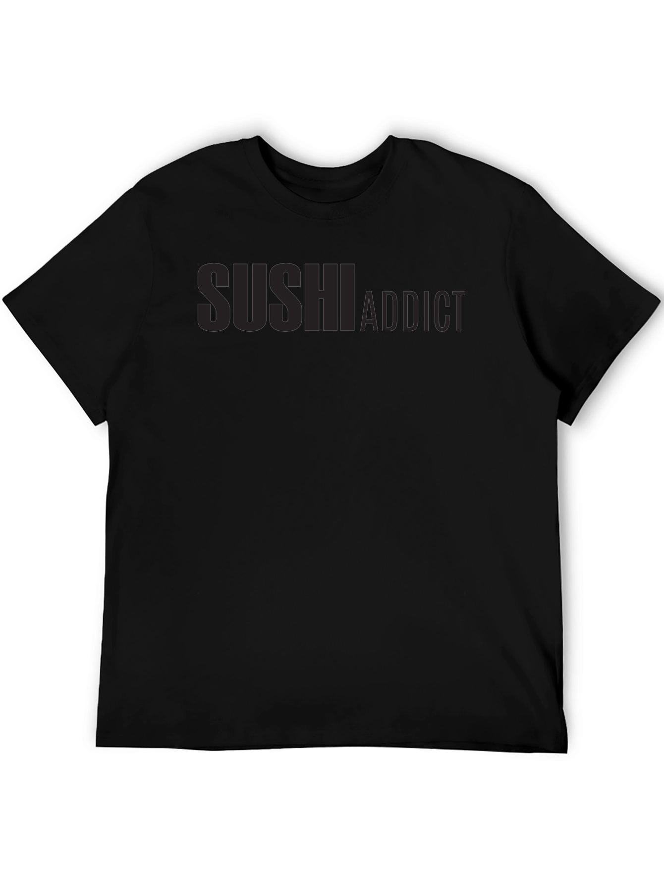 Sushi Addict Black T-Shirt