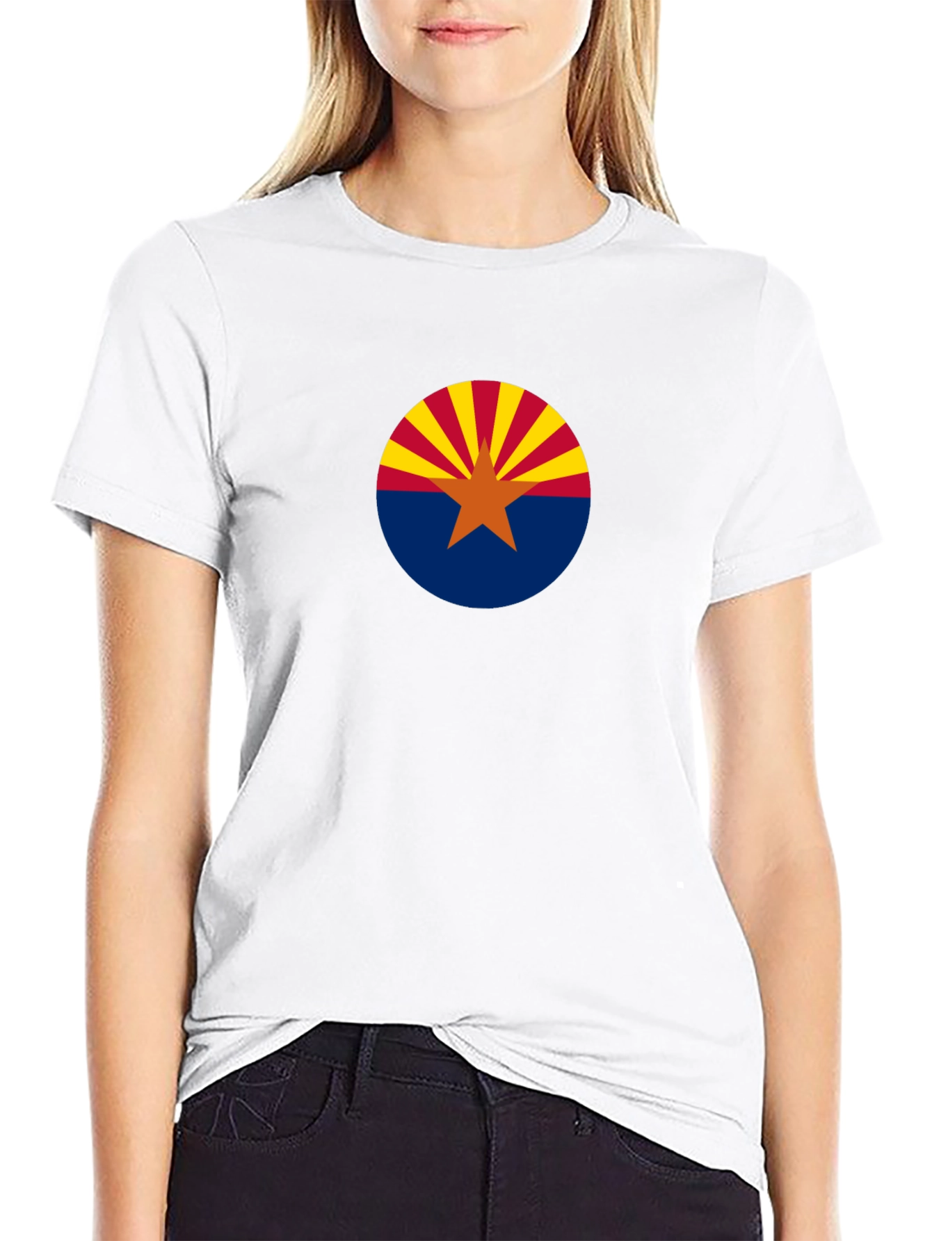 Arizona Flag Graphic Tee - Black