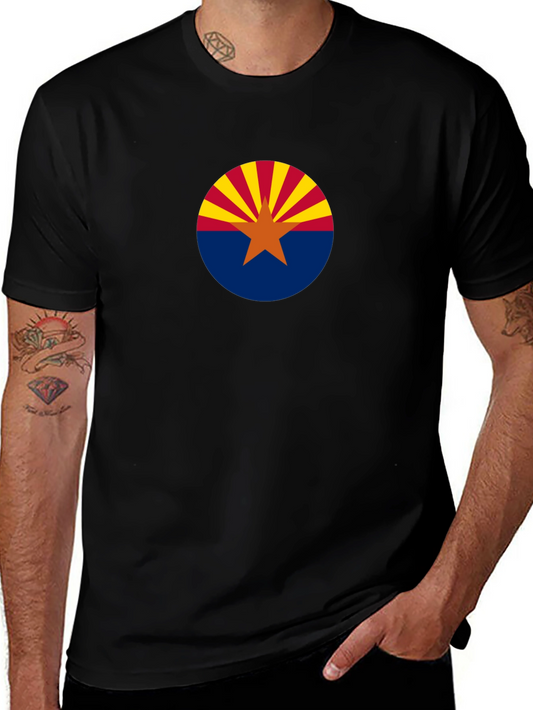 Arizona Flag Graphic Tee - Black