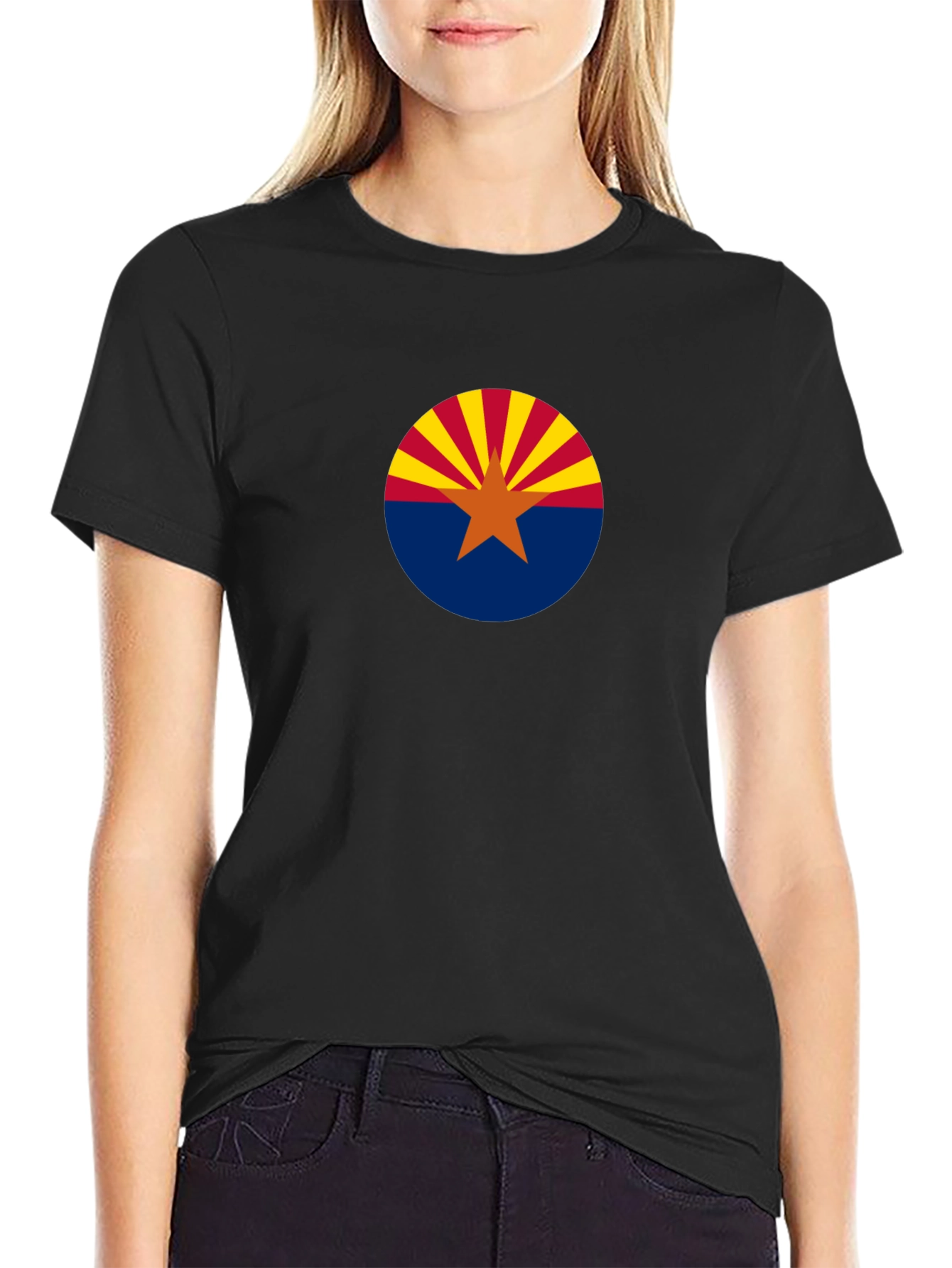 Arizona Flag Graphic Tee - Black