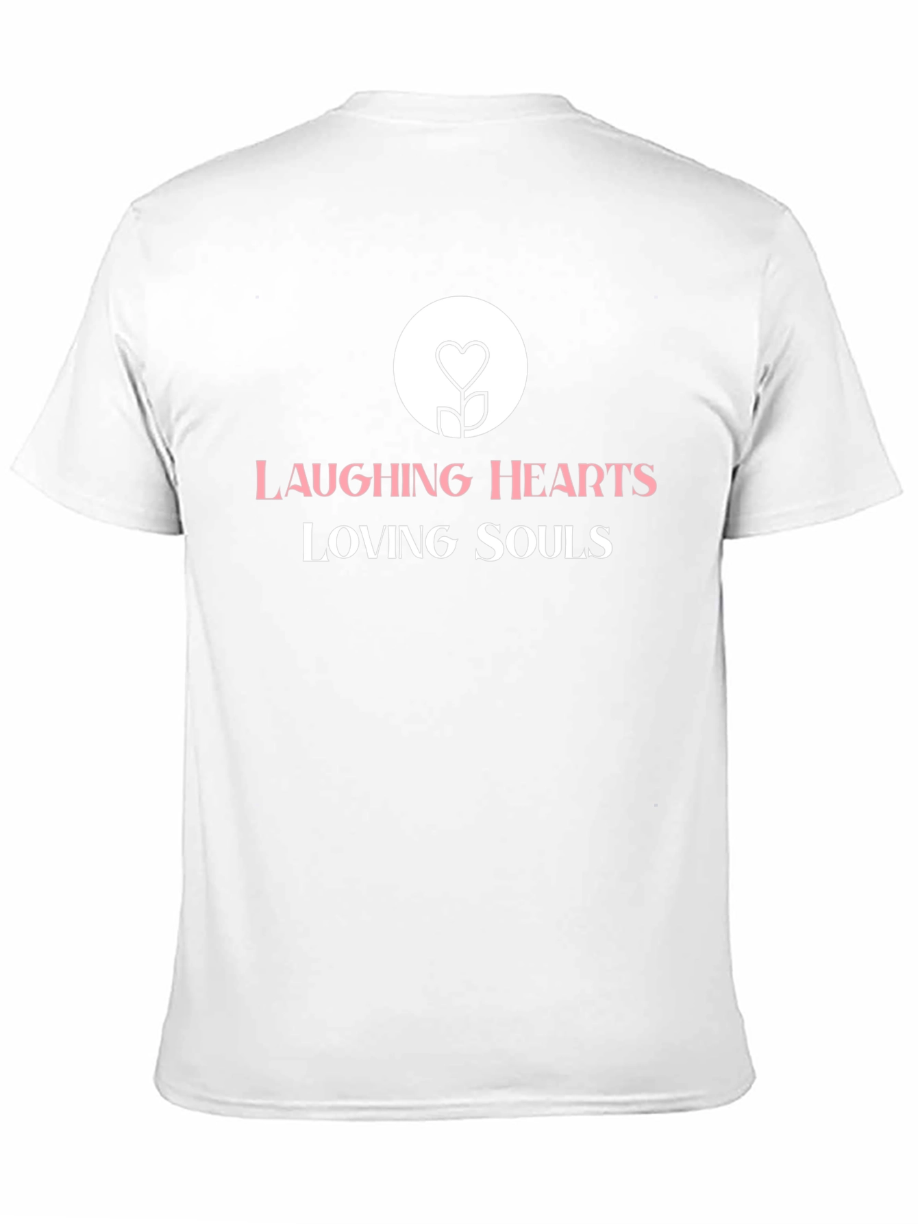 Laughing Hearts Loving Souls Black T-Shirt