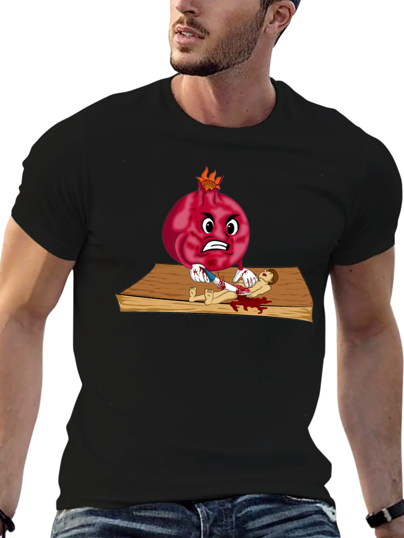 Pomegranate Cartoon T-Shirt