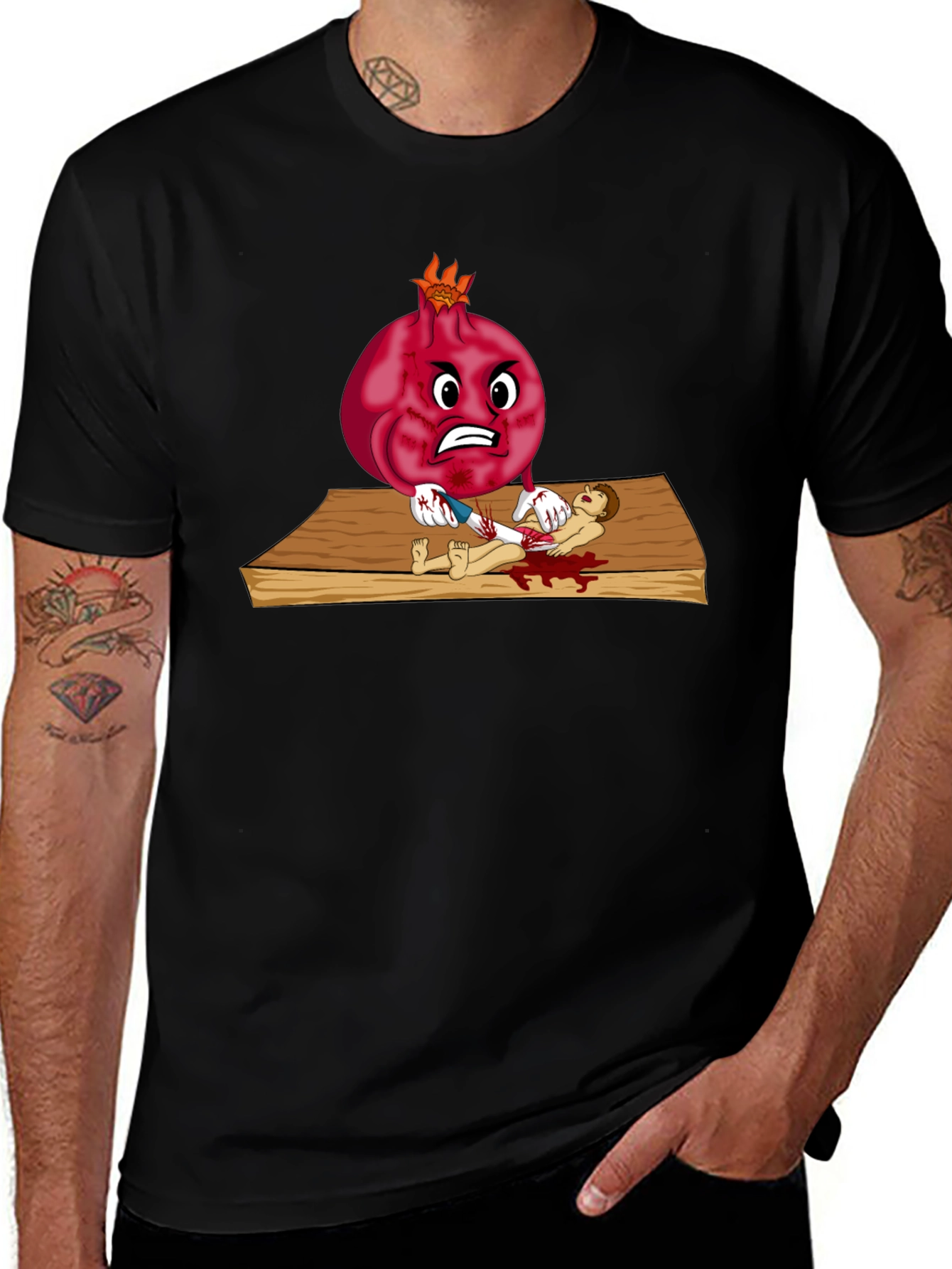 Pomegranate Cartoon T-Shirt
