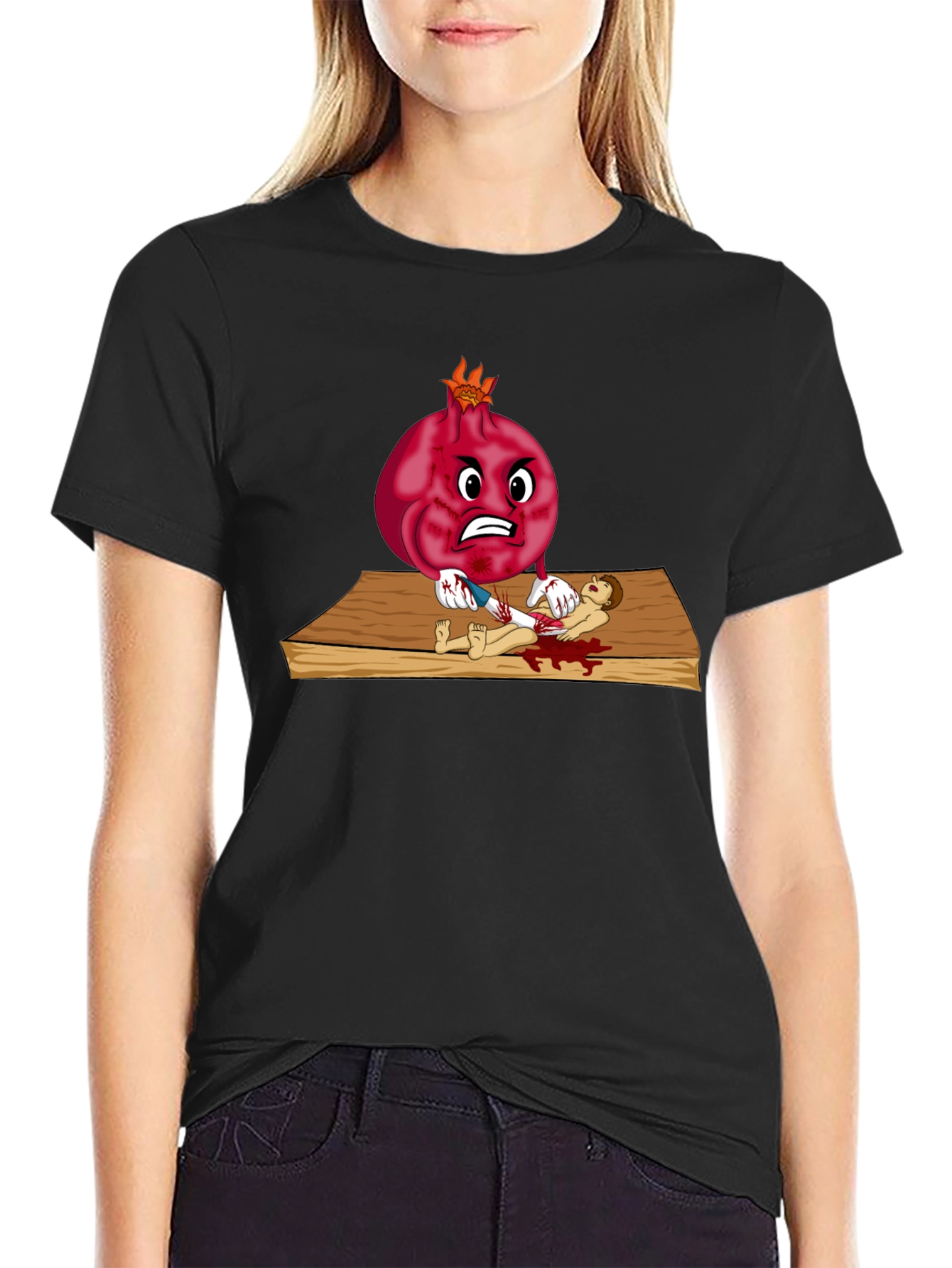 Pomegranate Cartoon T-Shirt