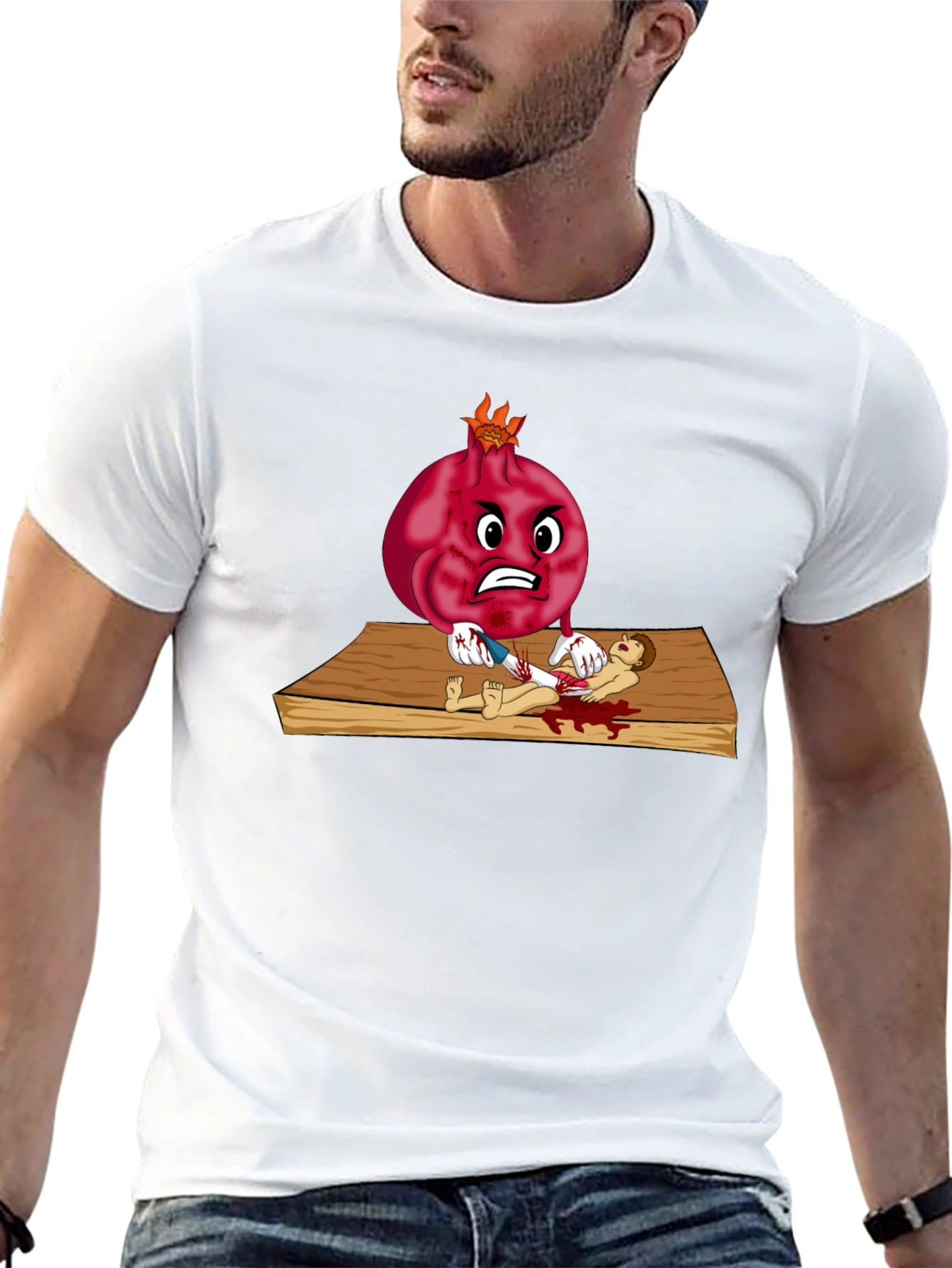 Pomegranate Cartoon T-Shirt