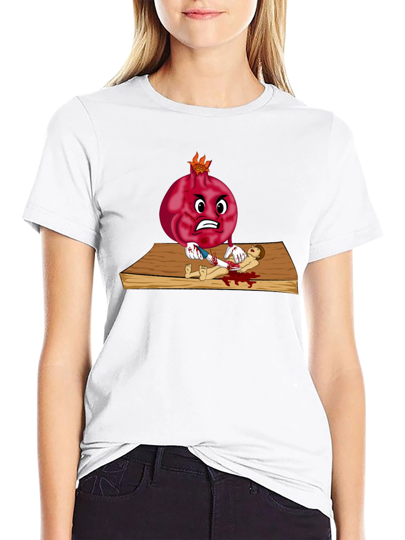 Pomegranate Cartoon T-Shirt