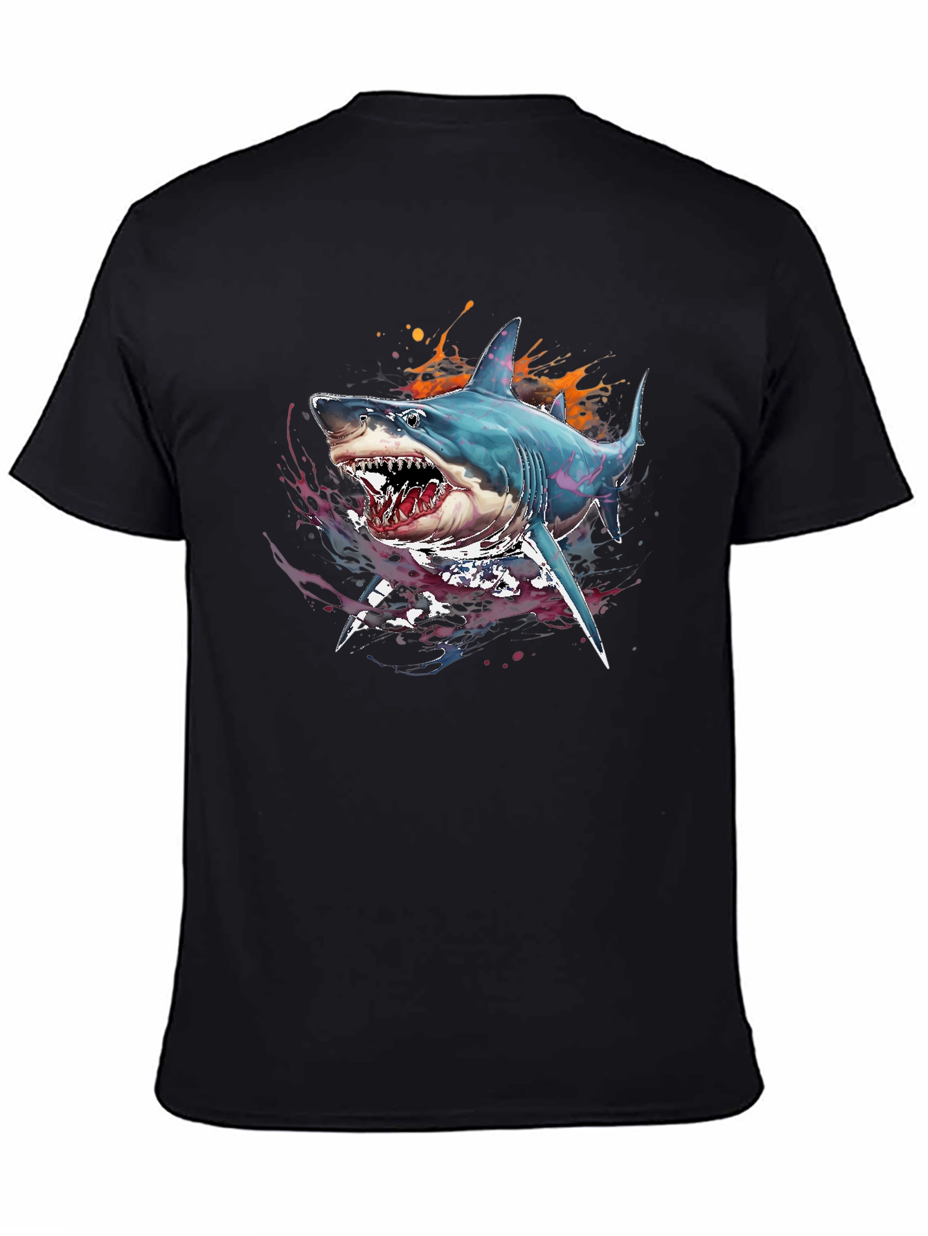 Shark Graphic Print Tee