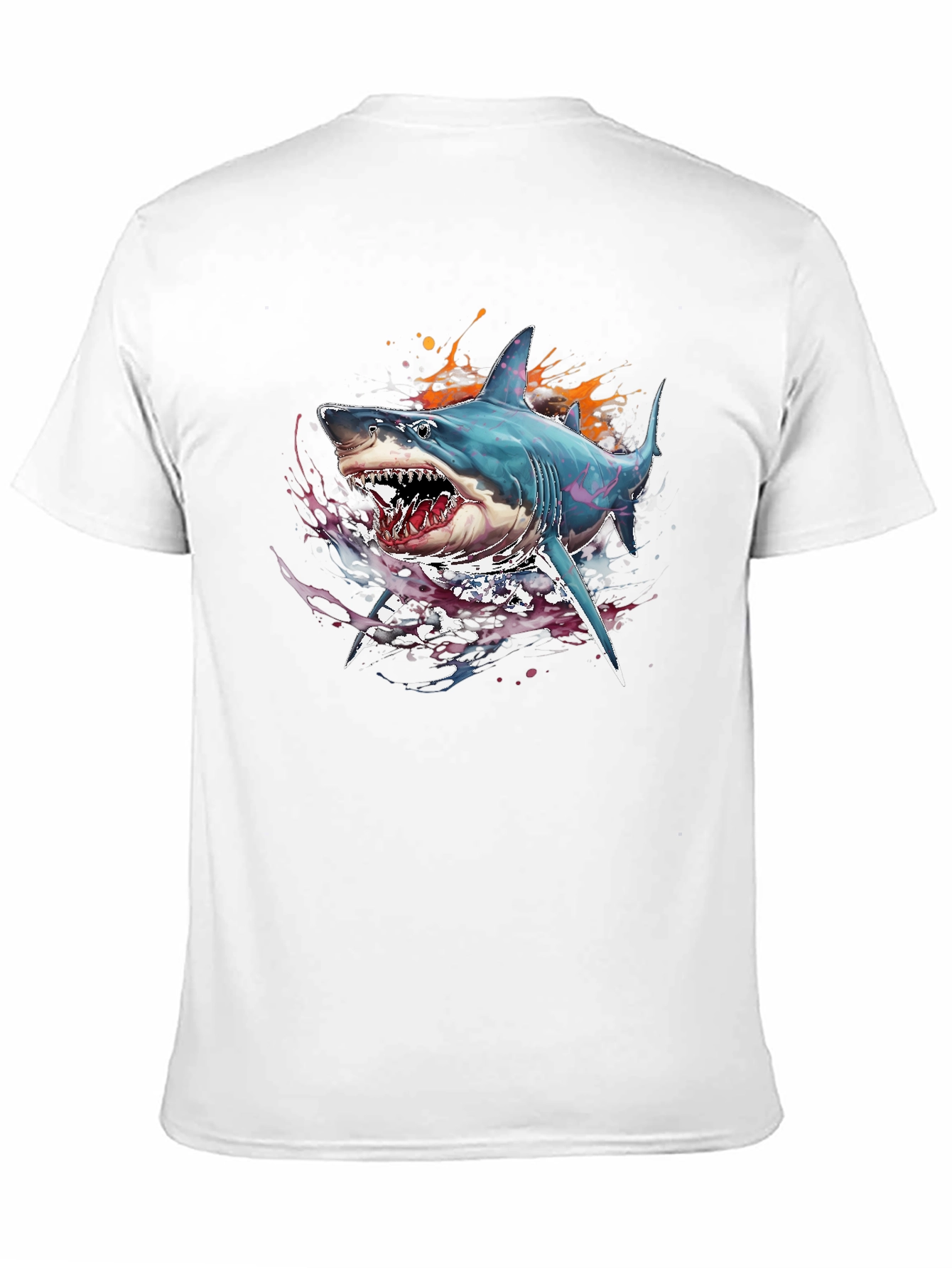 Shark Graphic Print Tee