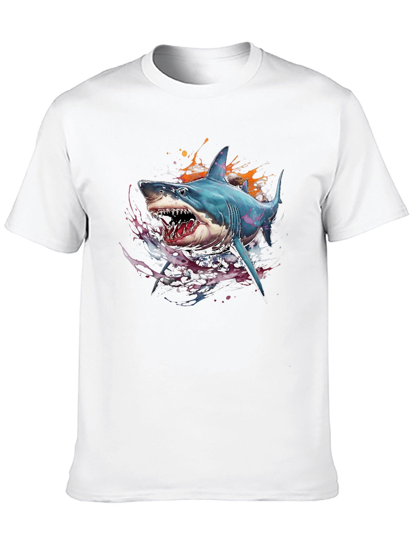 Shark Graphic Print Tee