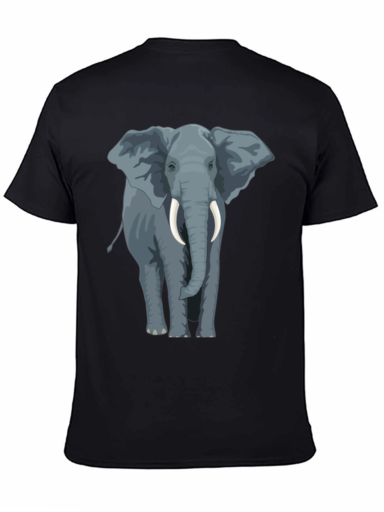 Elephant Graphic Tee - Mens Black T-Shirt