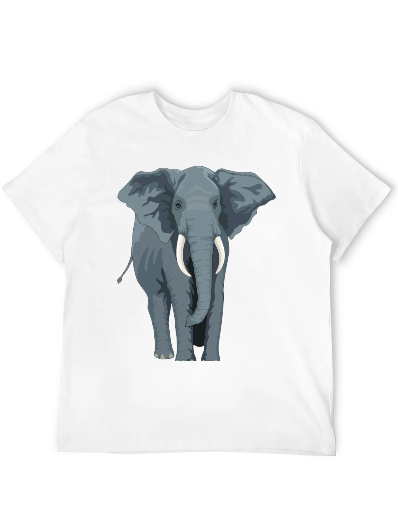 Elephant Graphic Tee - Mens Black T-Shirt
