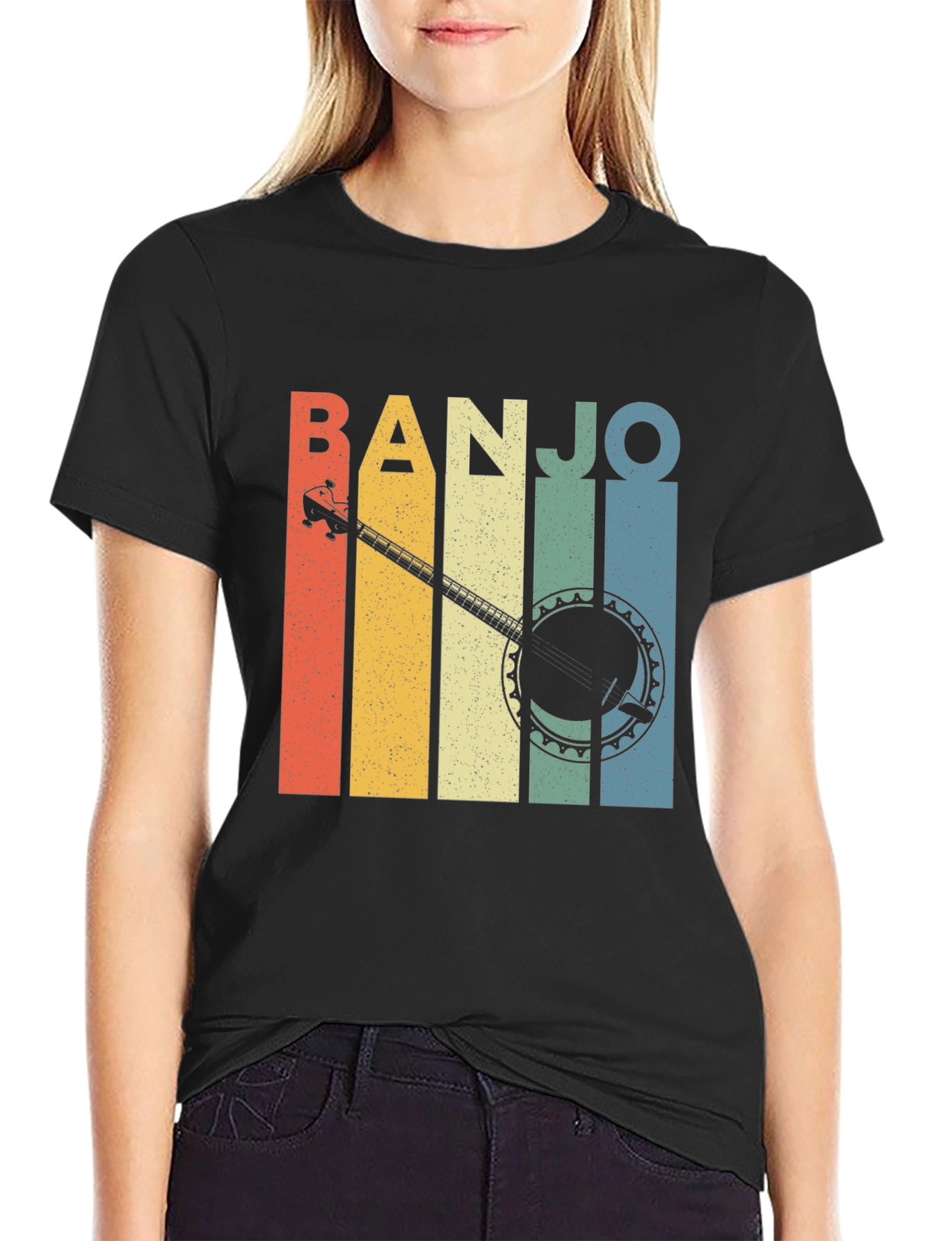 Retro Banjo Music Lover T-Shirt