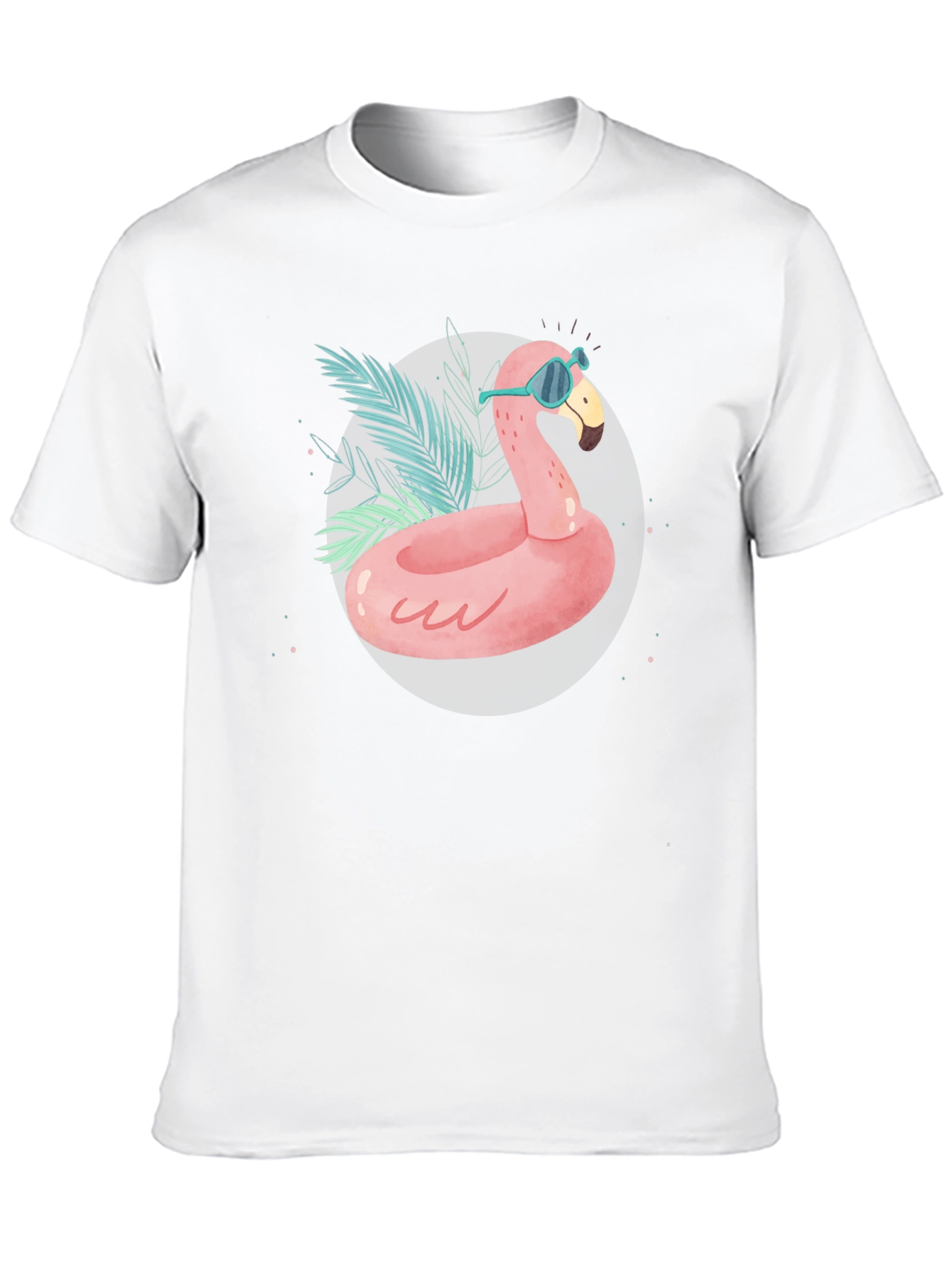 Flamingo Pool Float T-Shirt - Summer Vibes