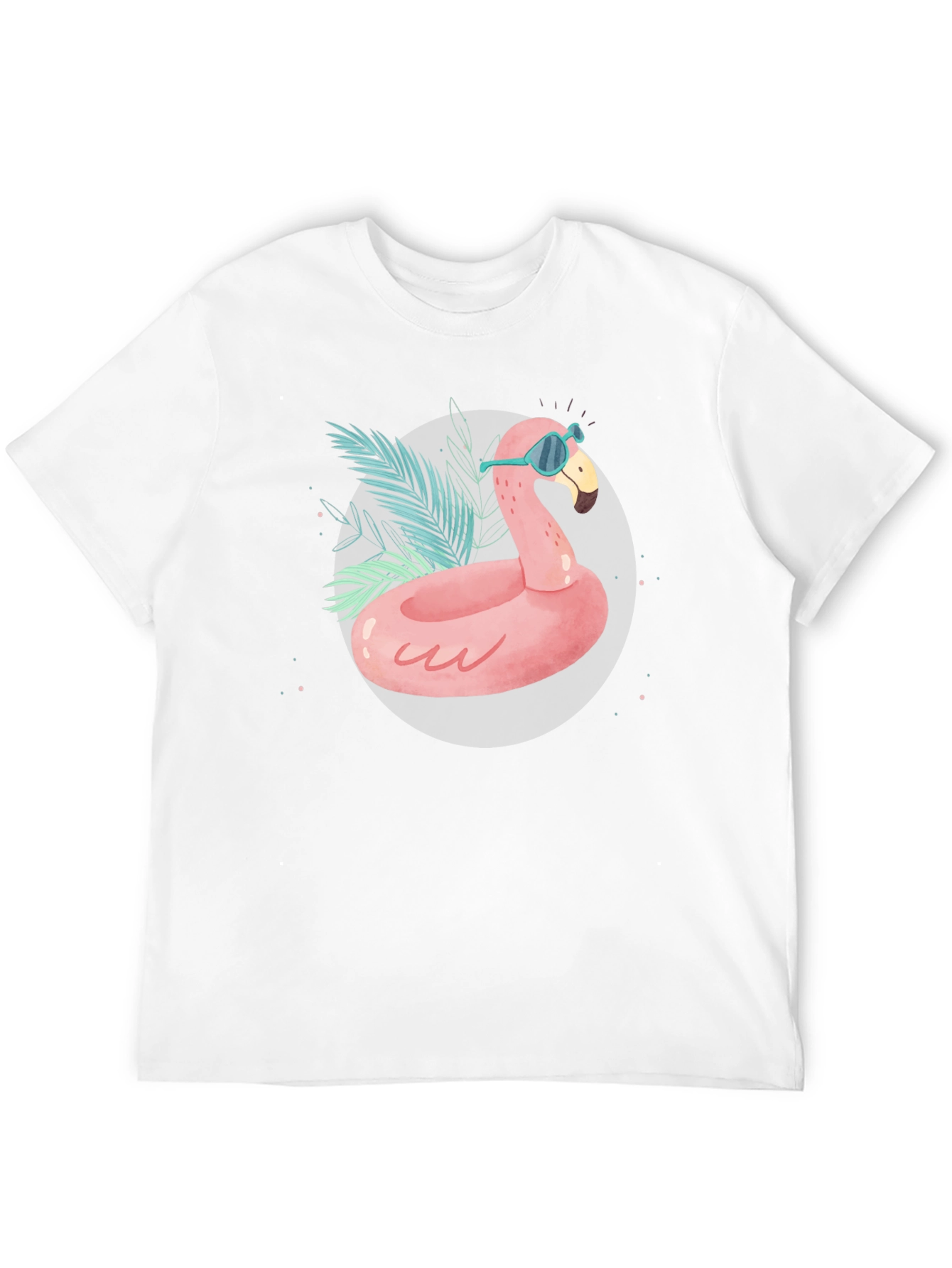 Flamingo Pool Float T-Shirt - Summer Vibes