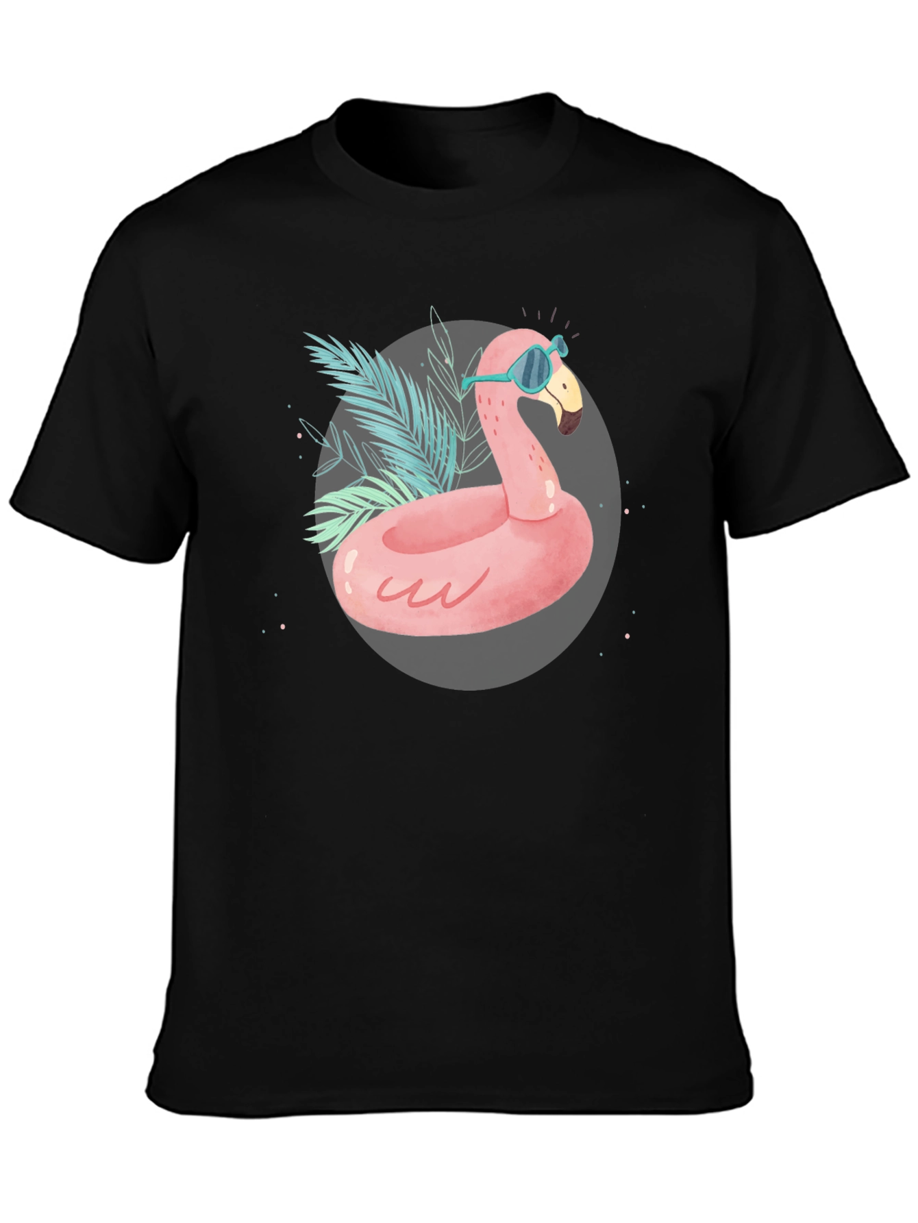 Flamingo Pool Float T-Shirt - Summer Vibes