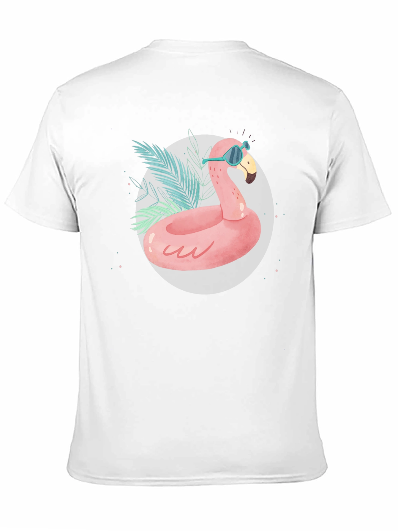 Flamingo Pool Float T-Shirt - Summer Vibes