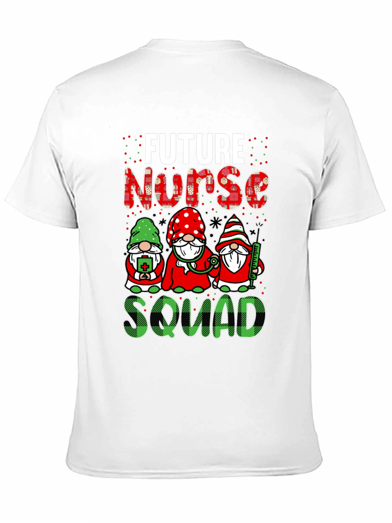 Future Nurse Squad T-Shirt Cute Gnomes Design