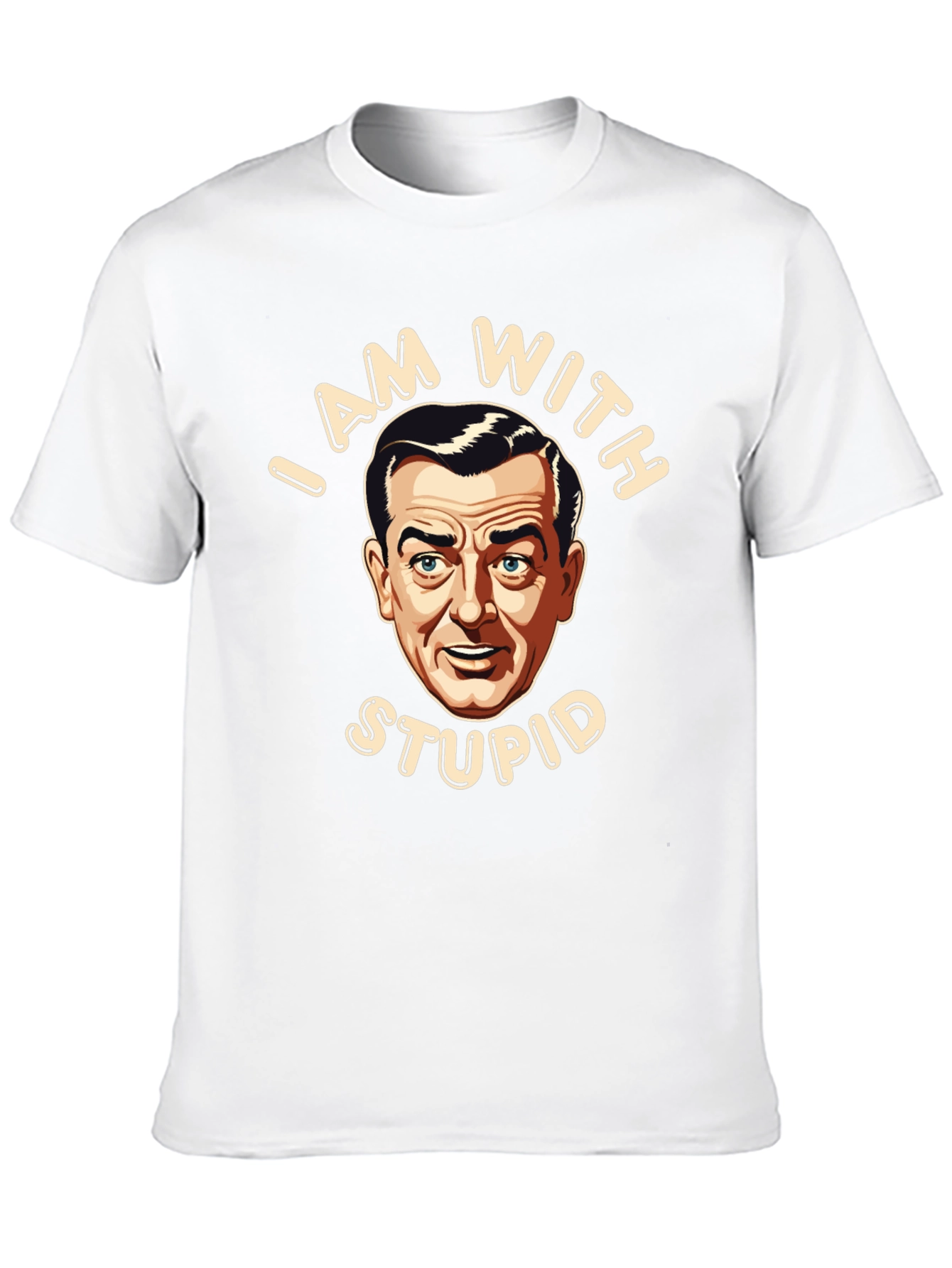 I Am With Stupid Graphic T-Shirt