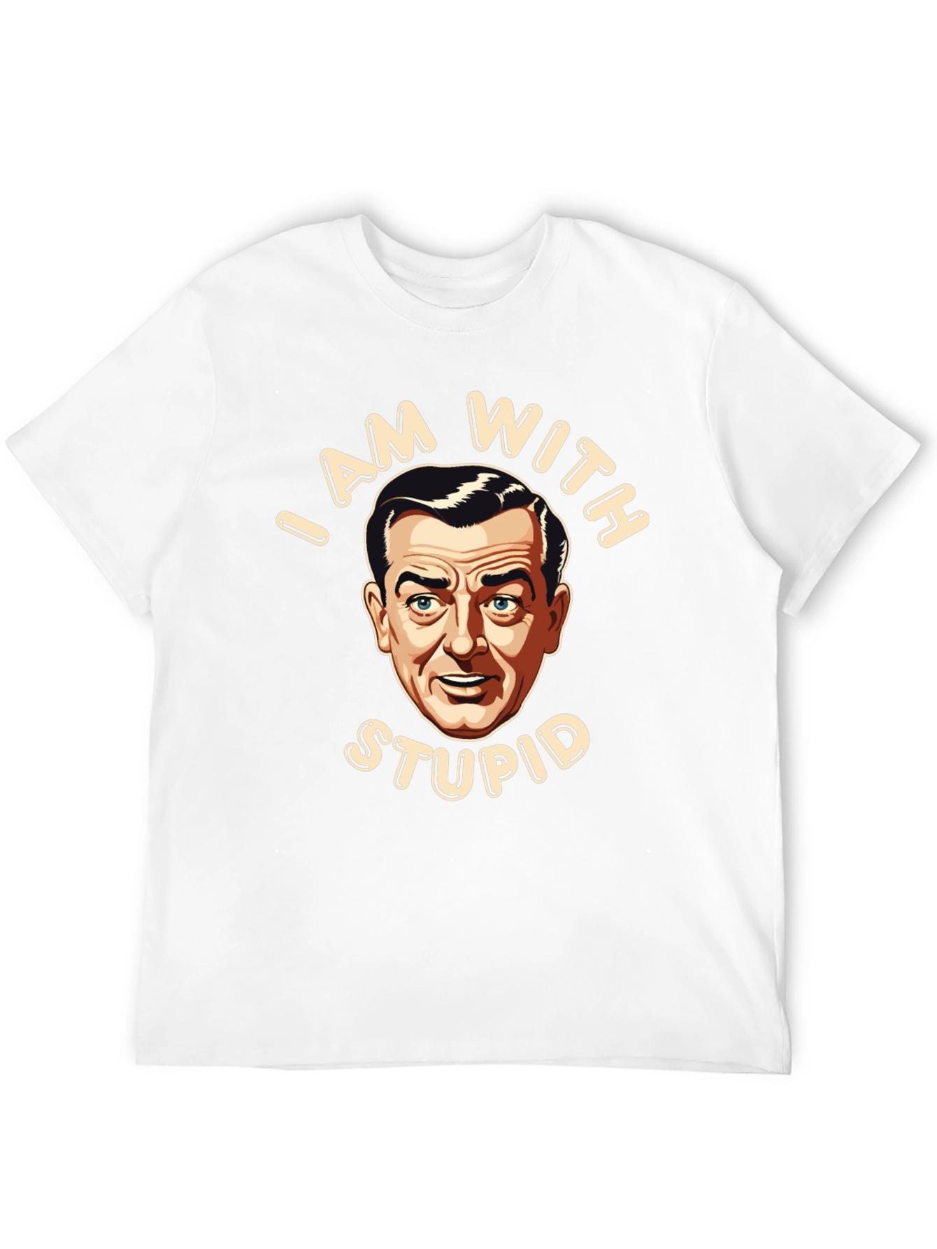 I Am With Stupid Graphic T-Shirt
