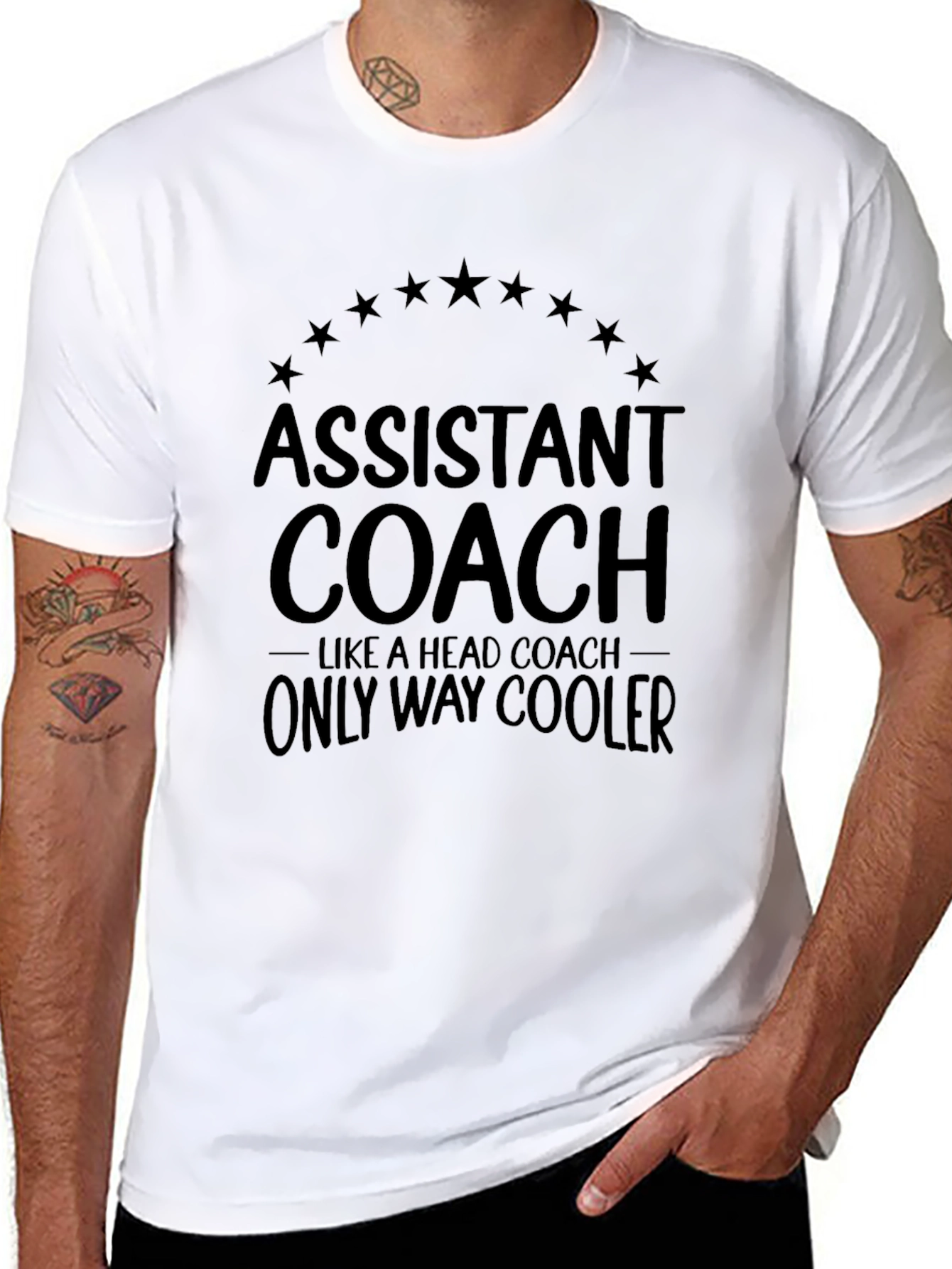 Assistant Coach T-Shirt - Only Way Cooler Graphic Tee