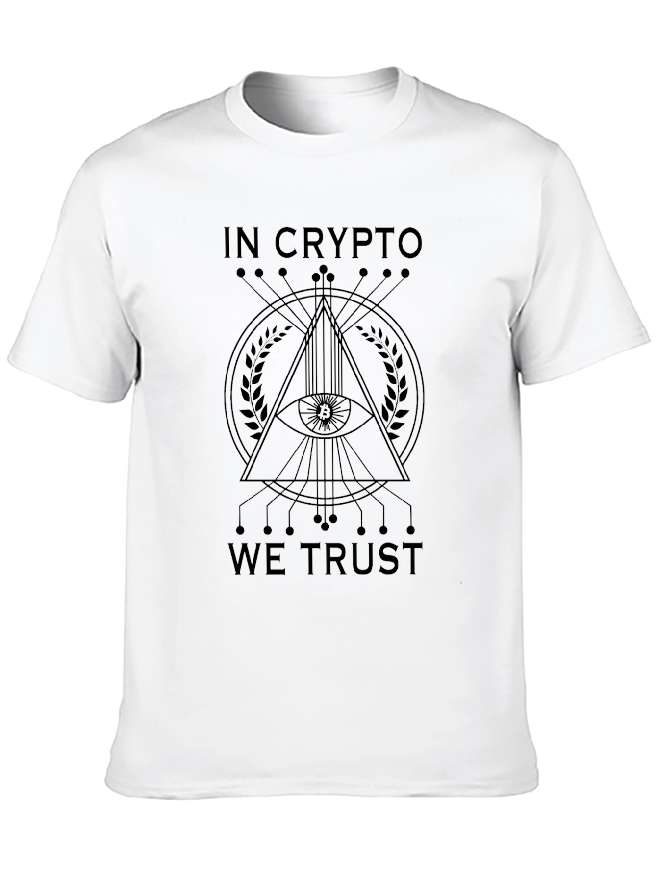 In Crypto We Trust Graphic Tee - Black