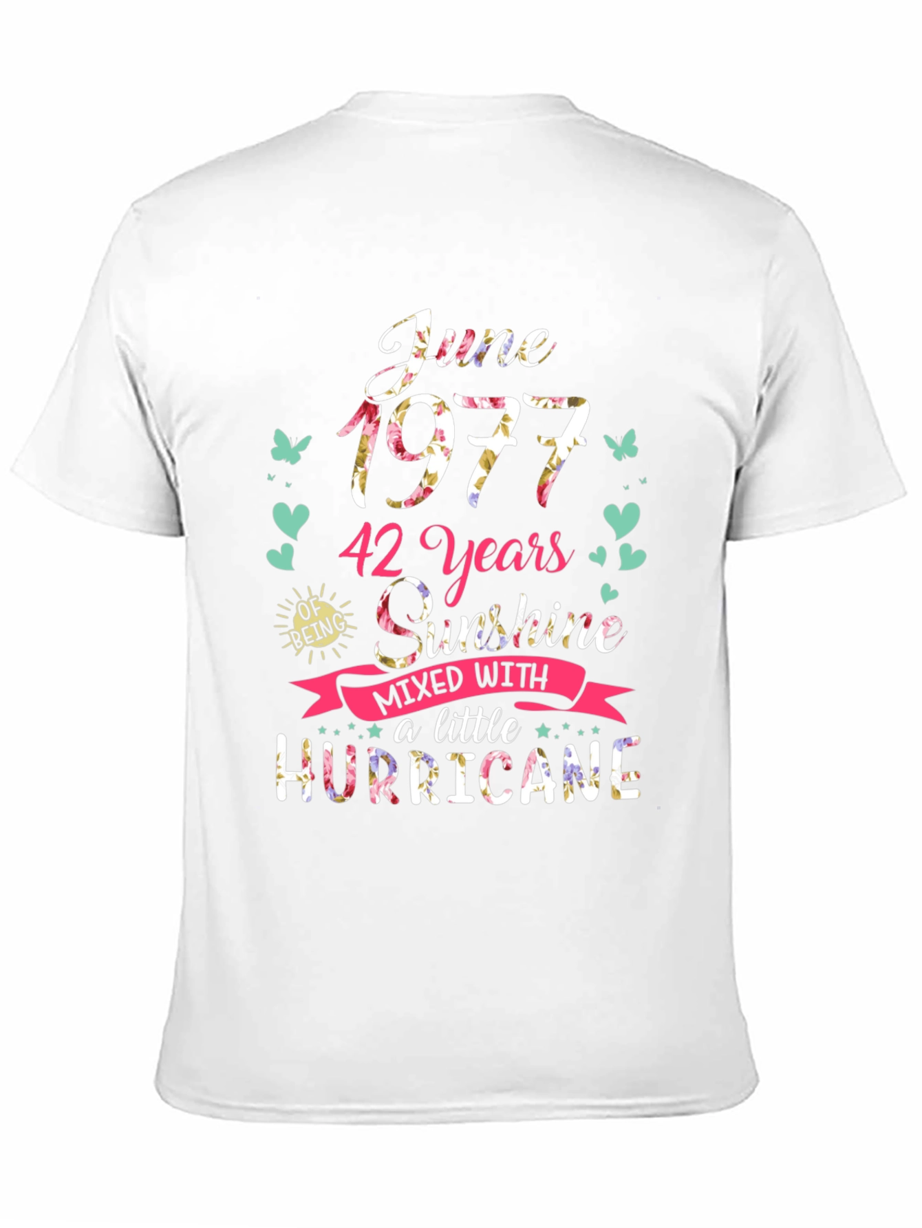 June 1977 42 Years Sunshine Hurricane T-Shirt