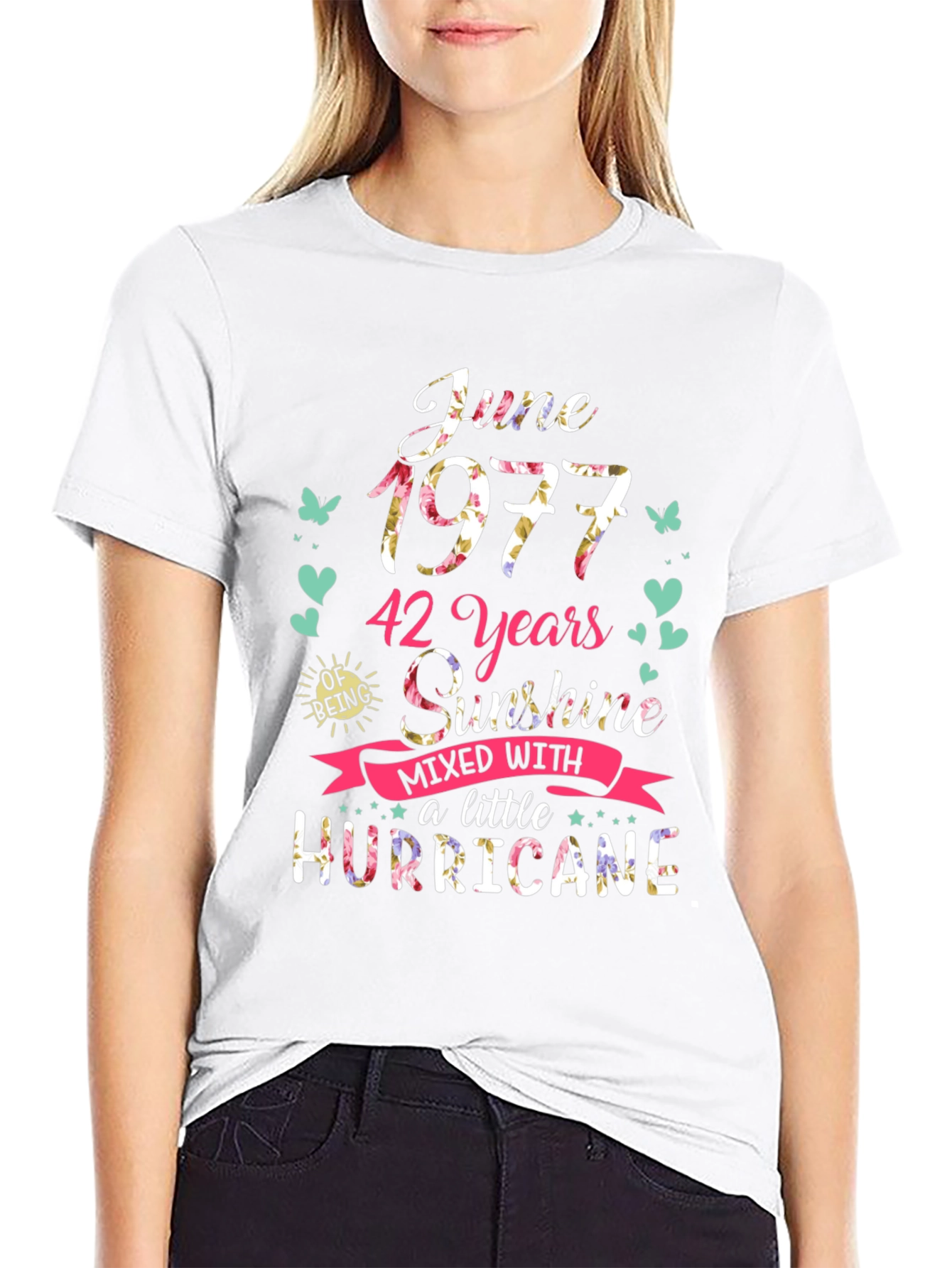 June 1977 42 Years Sunshine Hurricane T-Shirt