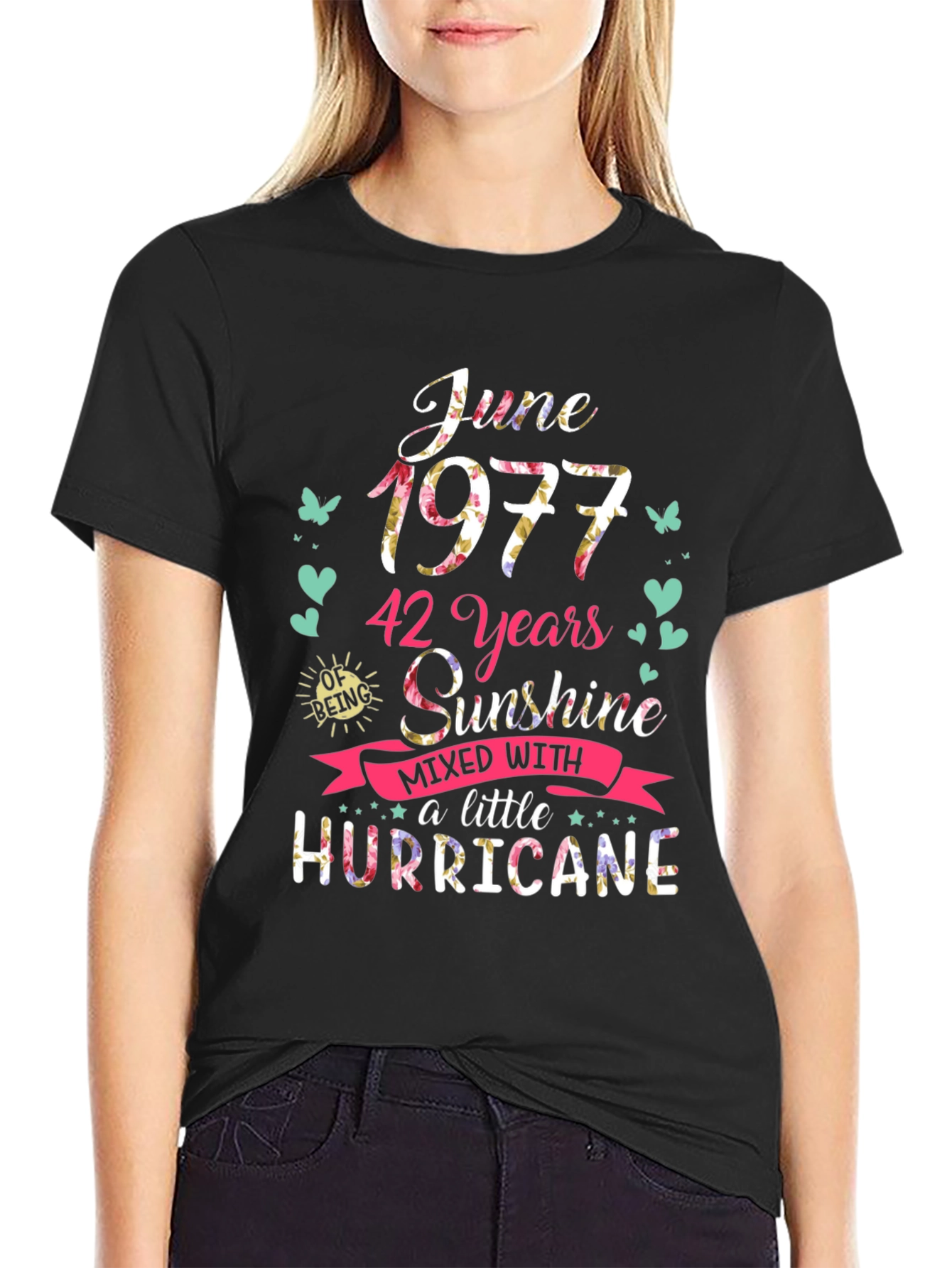 June 1977 42 Years Sunshine Hurricane T-Shirt