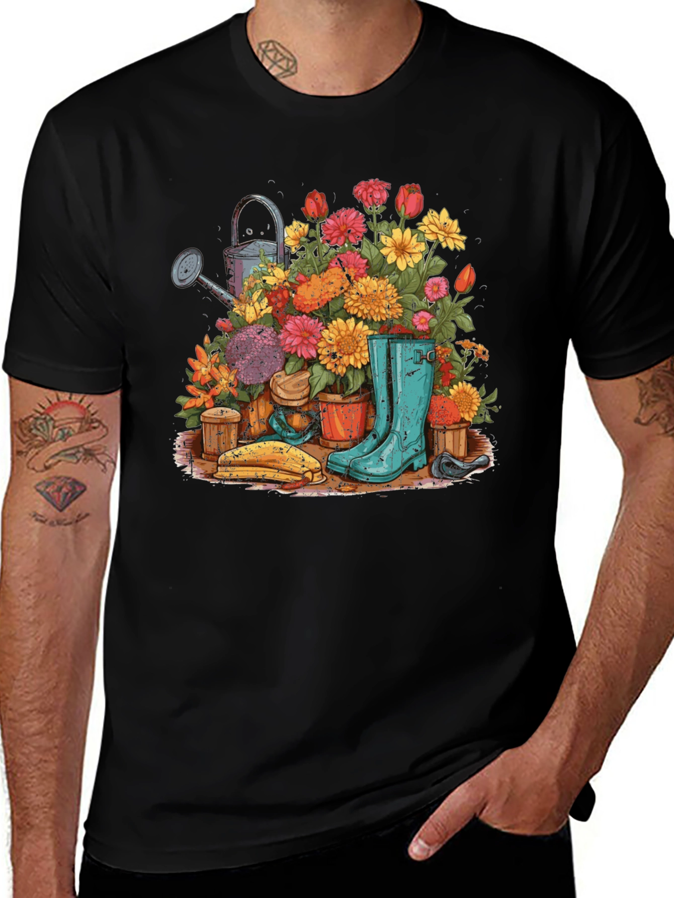 Gardening Still Life Graphic Tee
