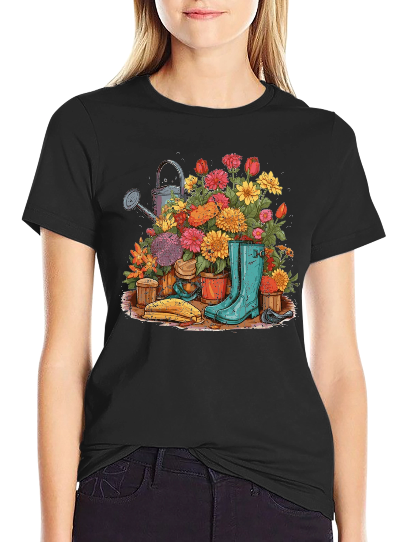 Gardening Still Life Graphic Tee