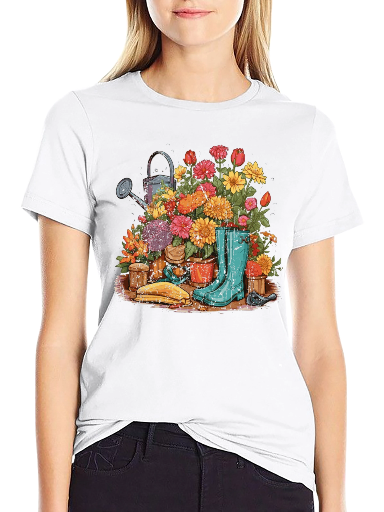Gardening Still Life Graphic Tee
