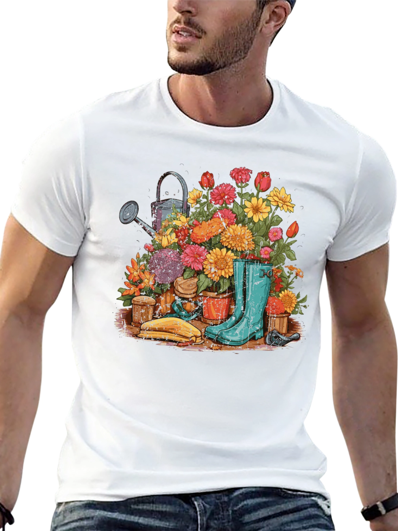 Gardening Still Life Graphic Tee