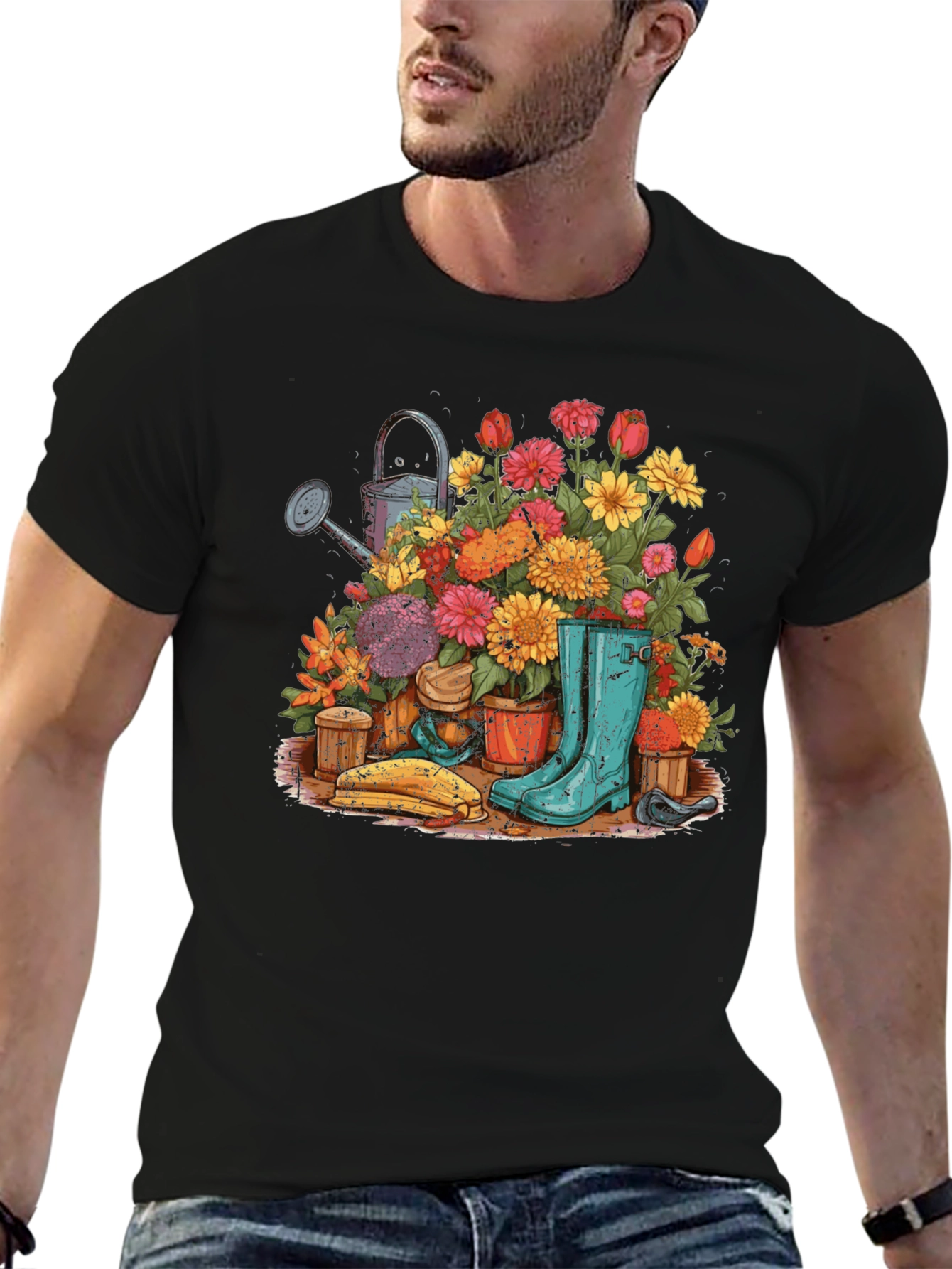 Gardening Still Life Graphic Tee