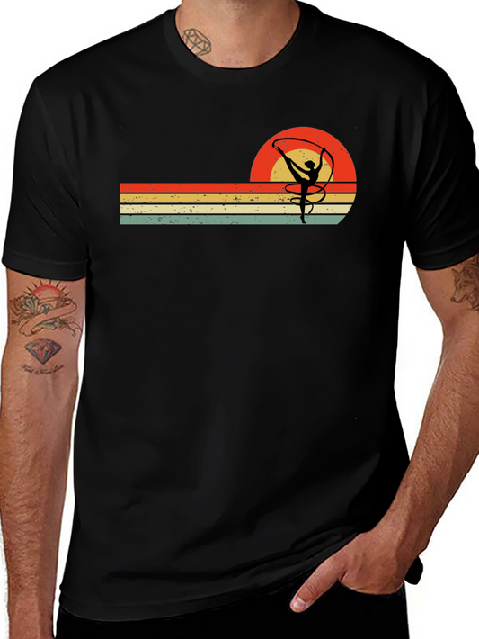 Retro Rhythmic Gymnastics T-Shirt - Vintage Style
