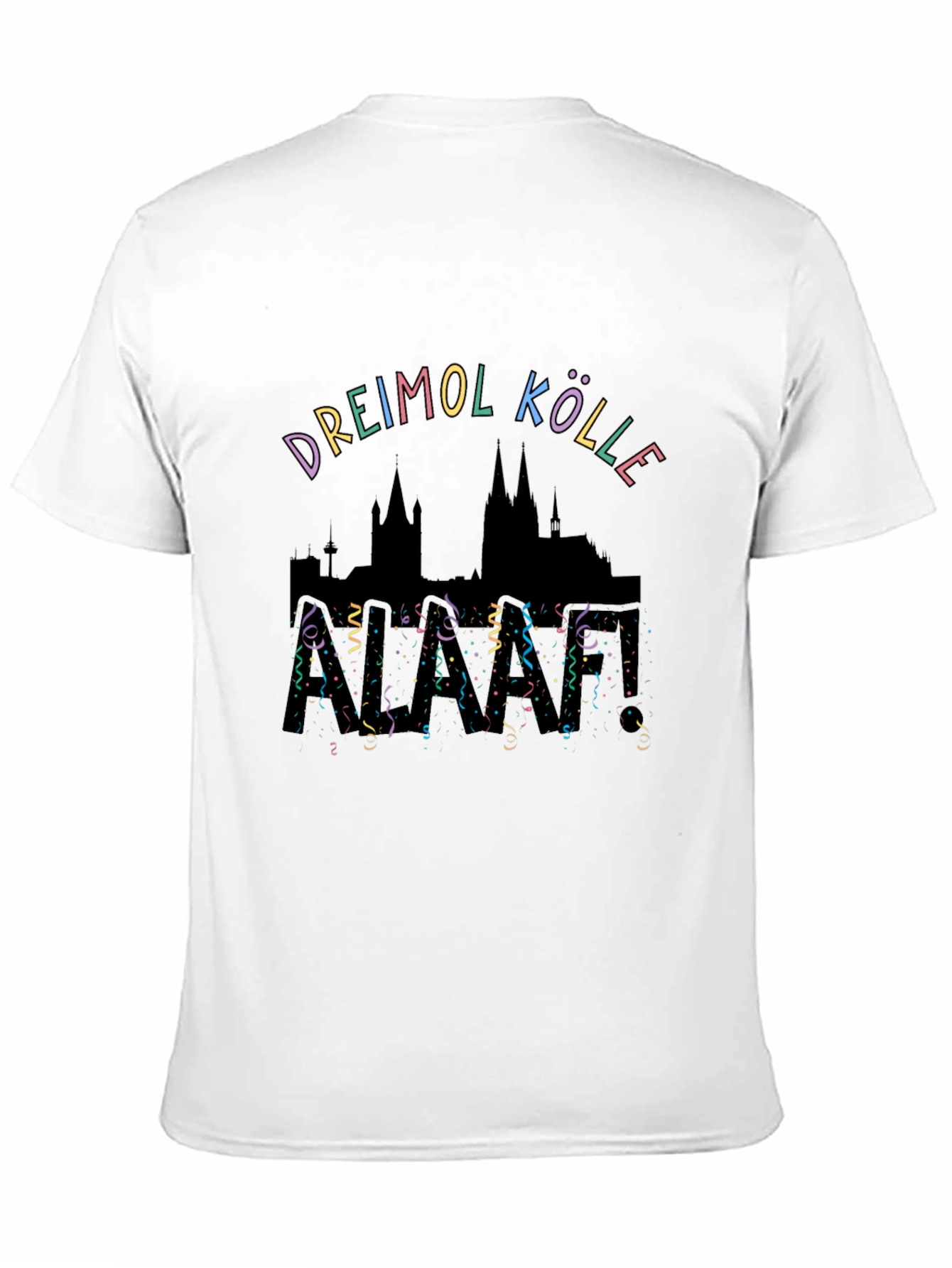 Dreimol Kölle T-Shirt - Cologne Skyline Design