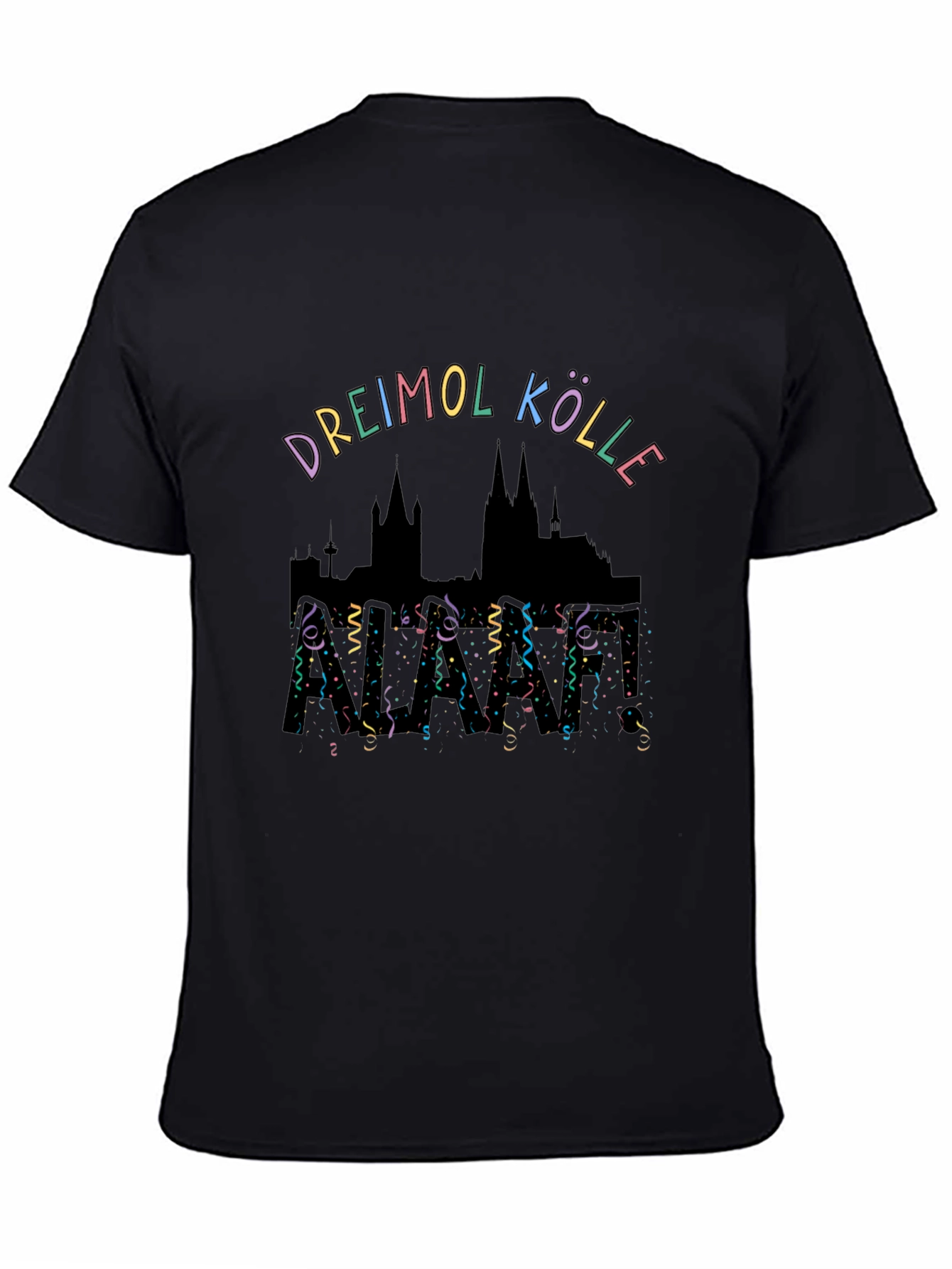Dreimol Kölle T-Shirt - Cologne Skyline Design