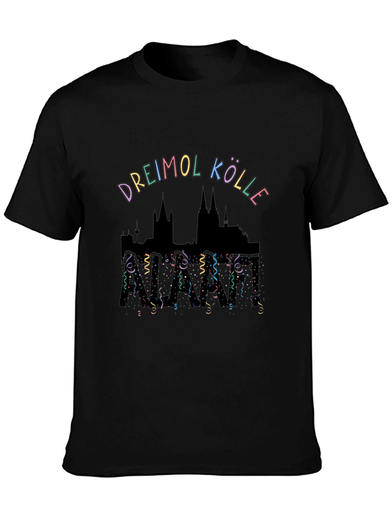 Dreimol Kölle T-Shirt - Cologne Skyline Design