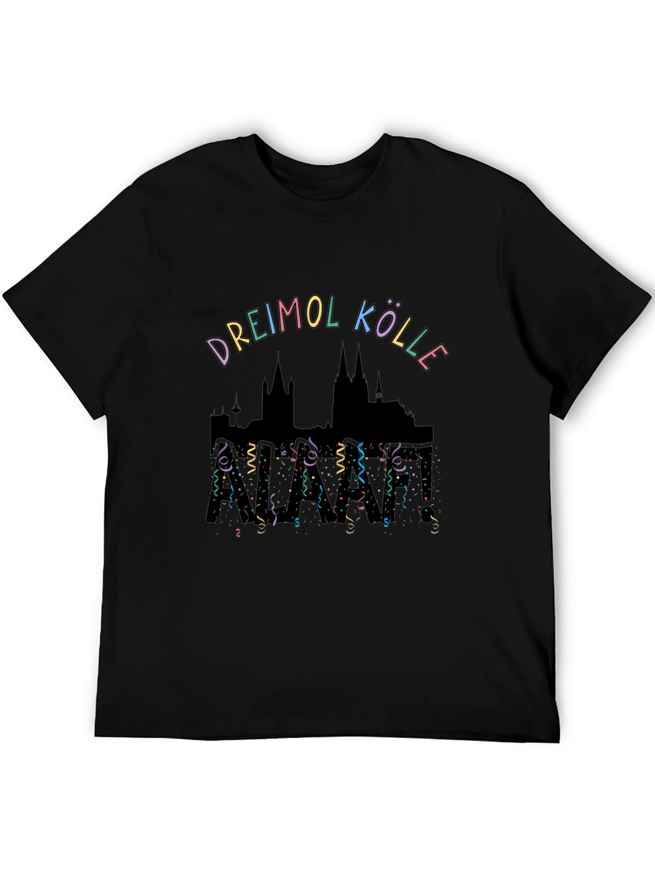 Dreimol Kölle T-Shirt - Cologne Skyline Design
