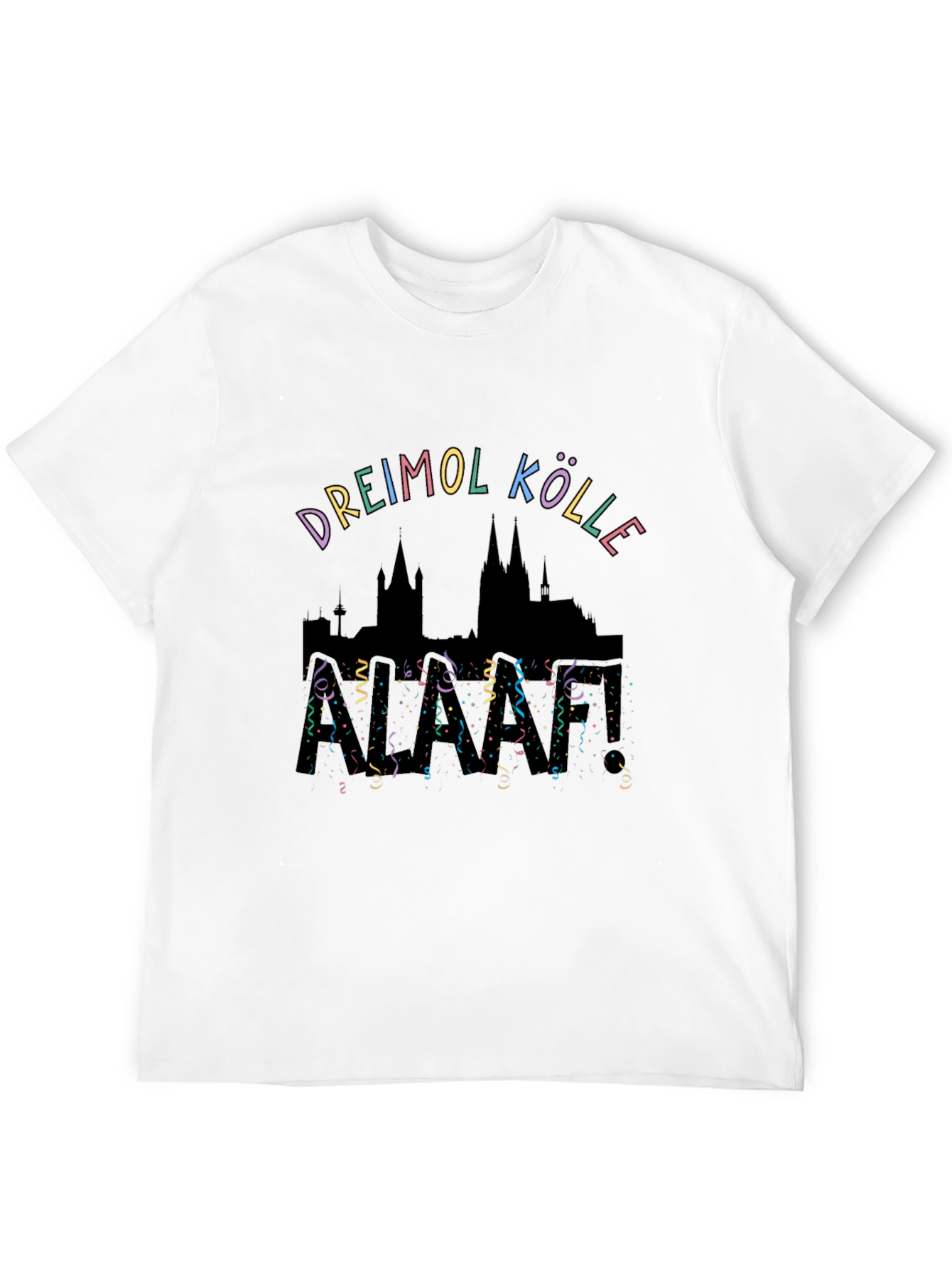 Dreimol Kölle T-Shirt - Cologne Skyline Design
