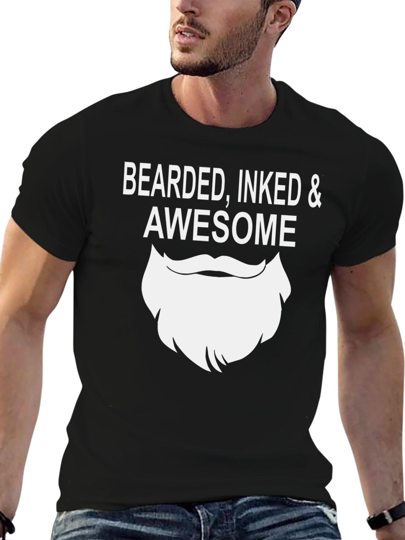 Bearded Inked & Awesome T-Shirt
