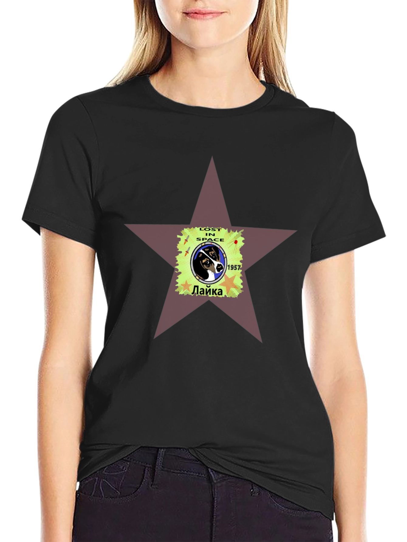 Laika Lost in Space Graphic T-Shirt