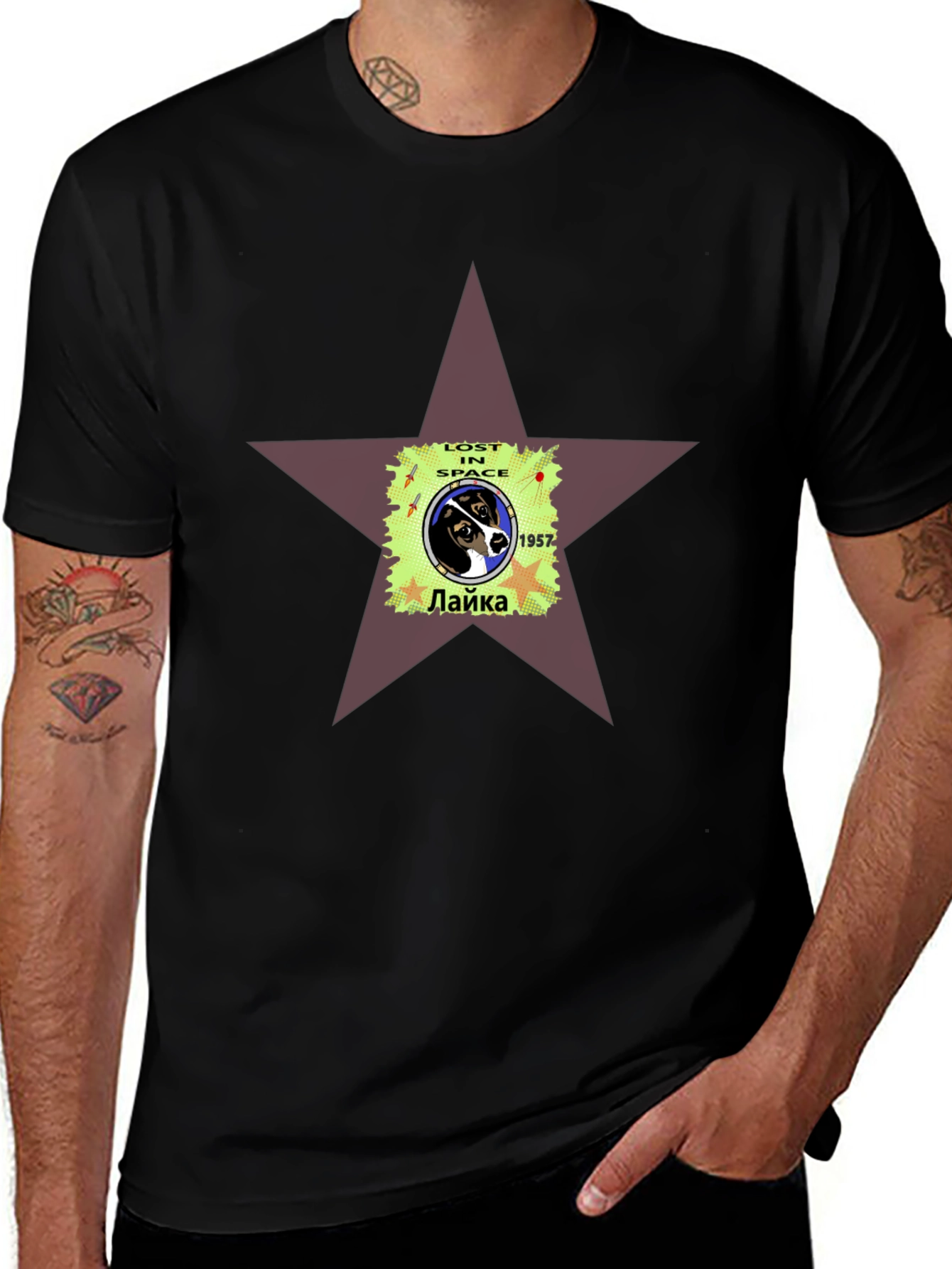 Laika Lost in Space Graphic T-Shirt