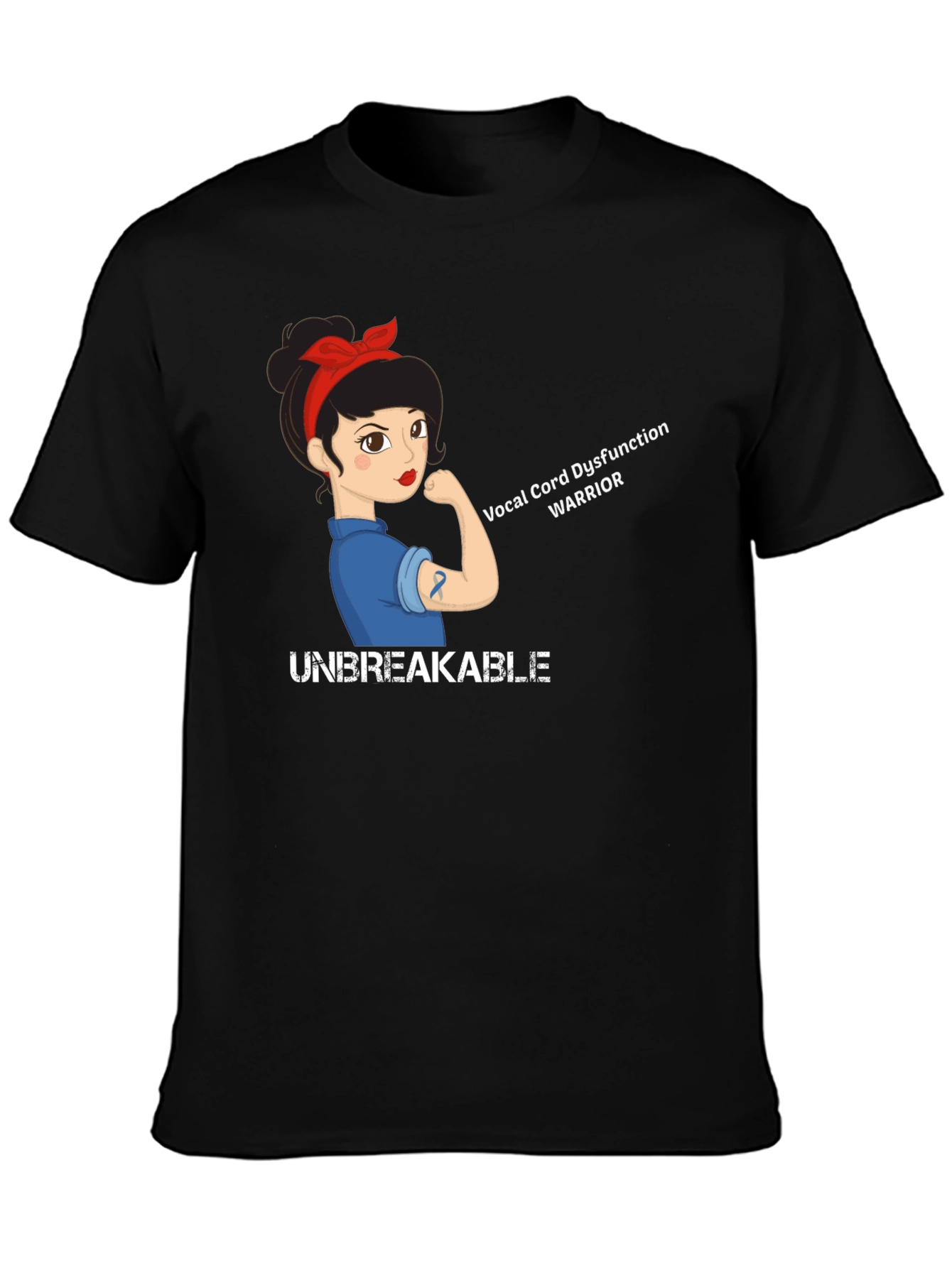 Vocal Cord Dysfunction Warrior T-Shirt