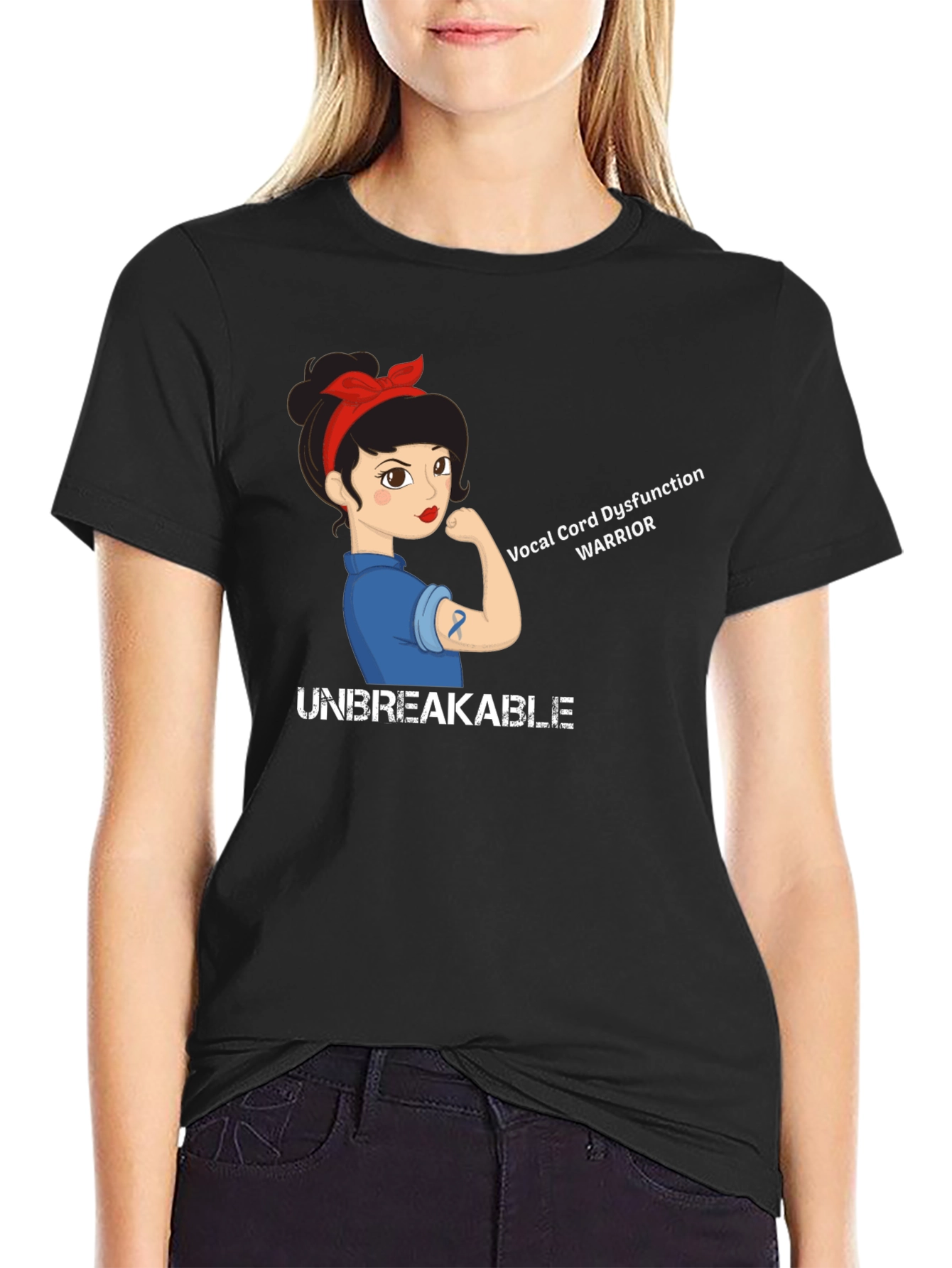 Vocal Cord Dysfunction Warrior T-Shirt
